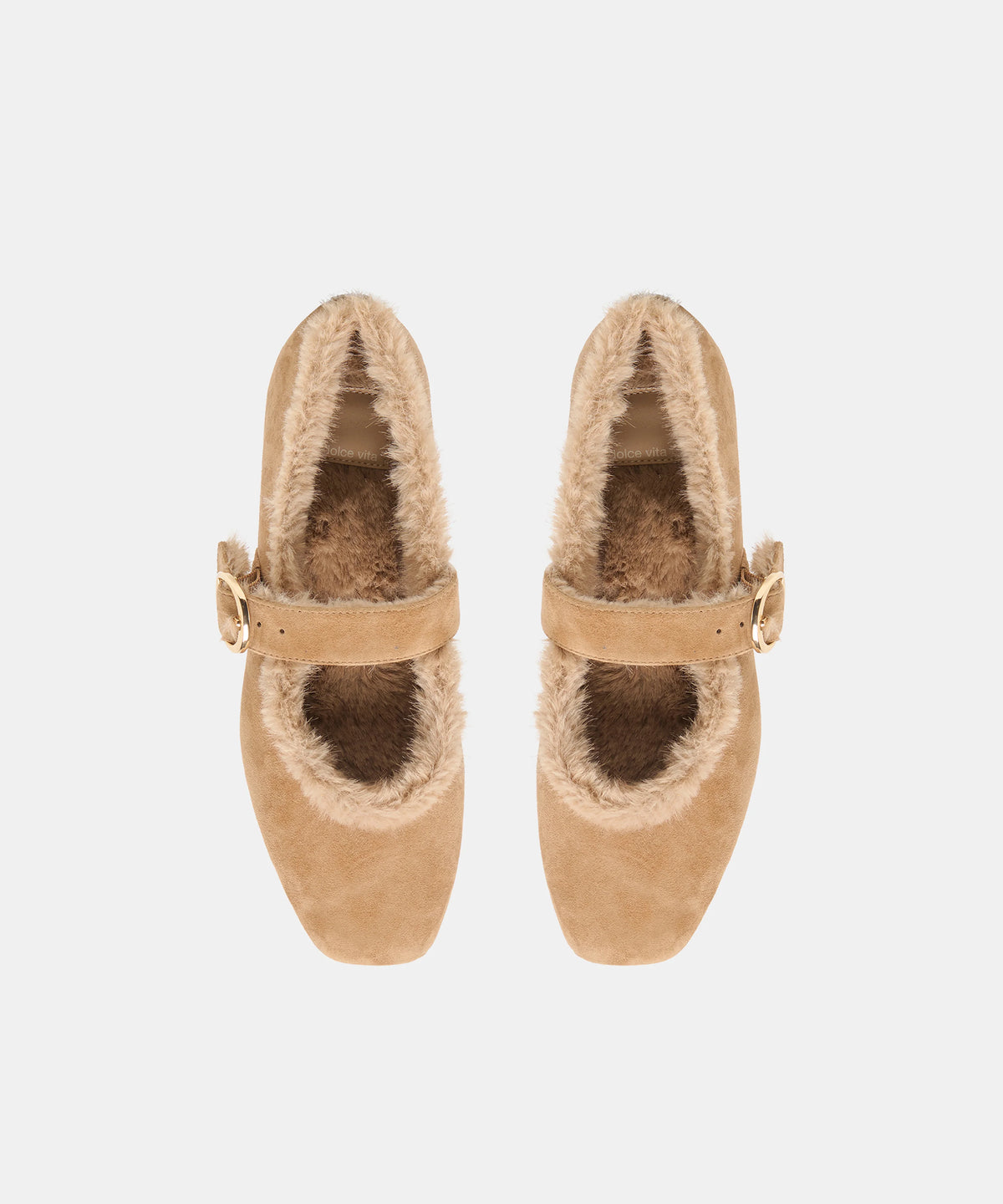 Dolce Vita Mella Plush Flats - Light Brown