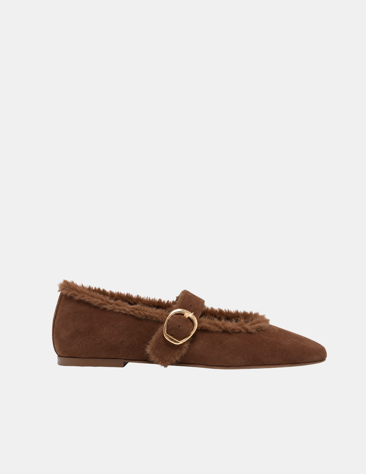 Dolce Vita Mella Suede Flats - Chocolate Brown
