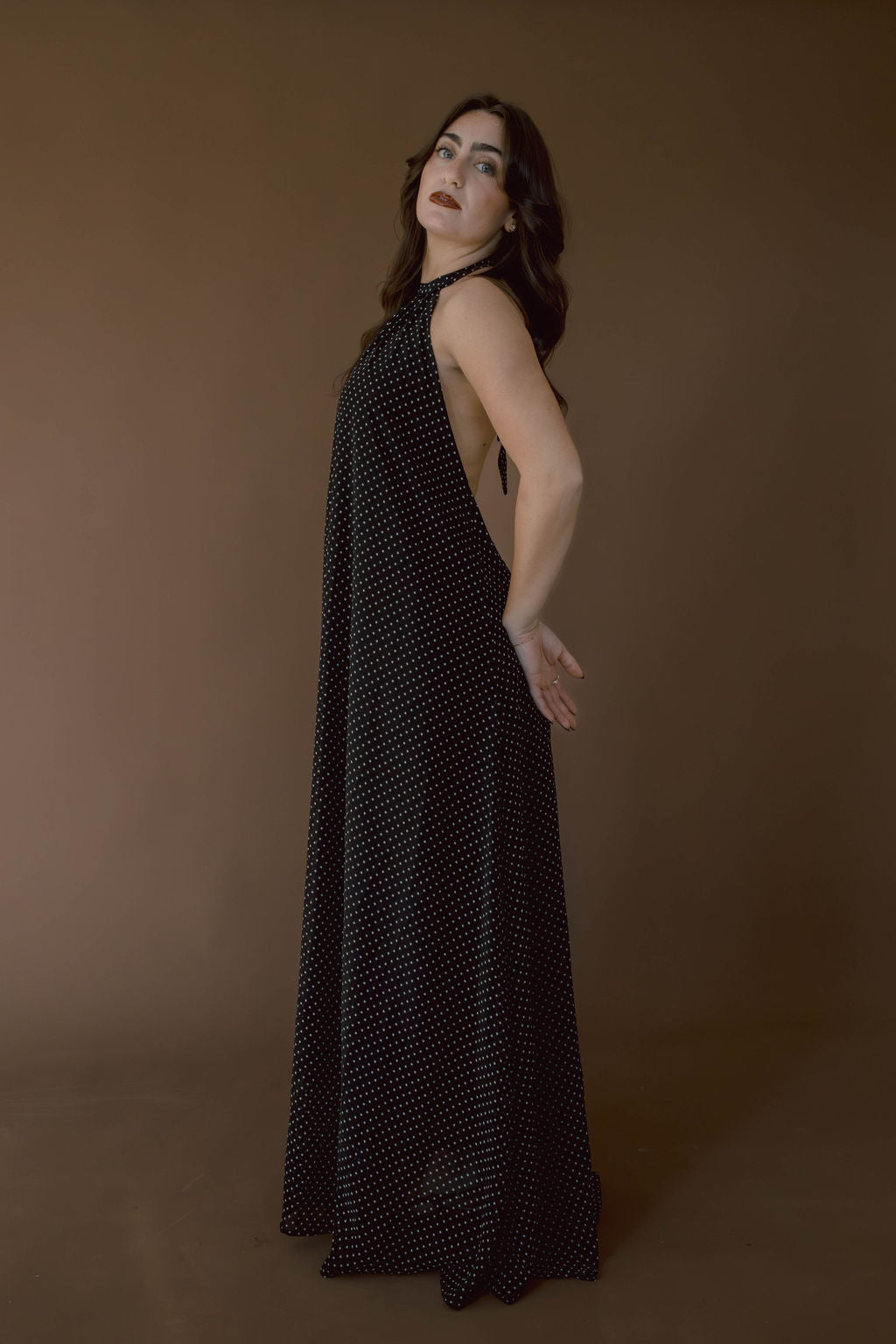 Holly Polka Dot Maxi Dress