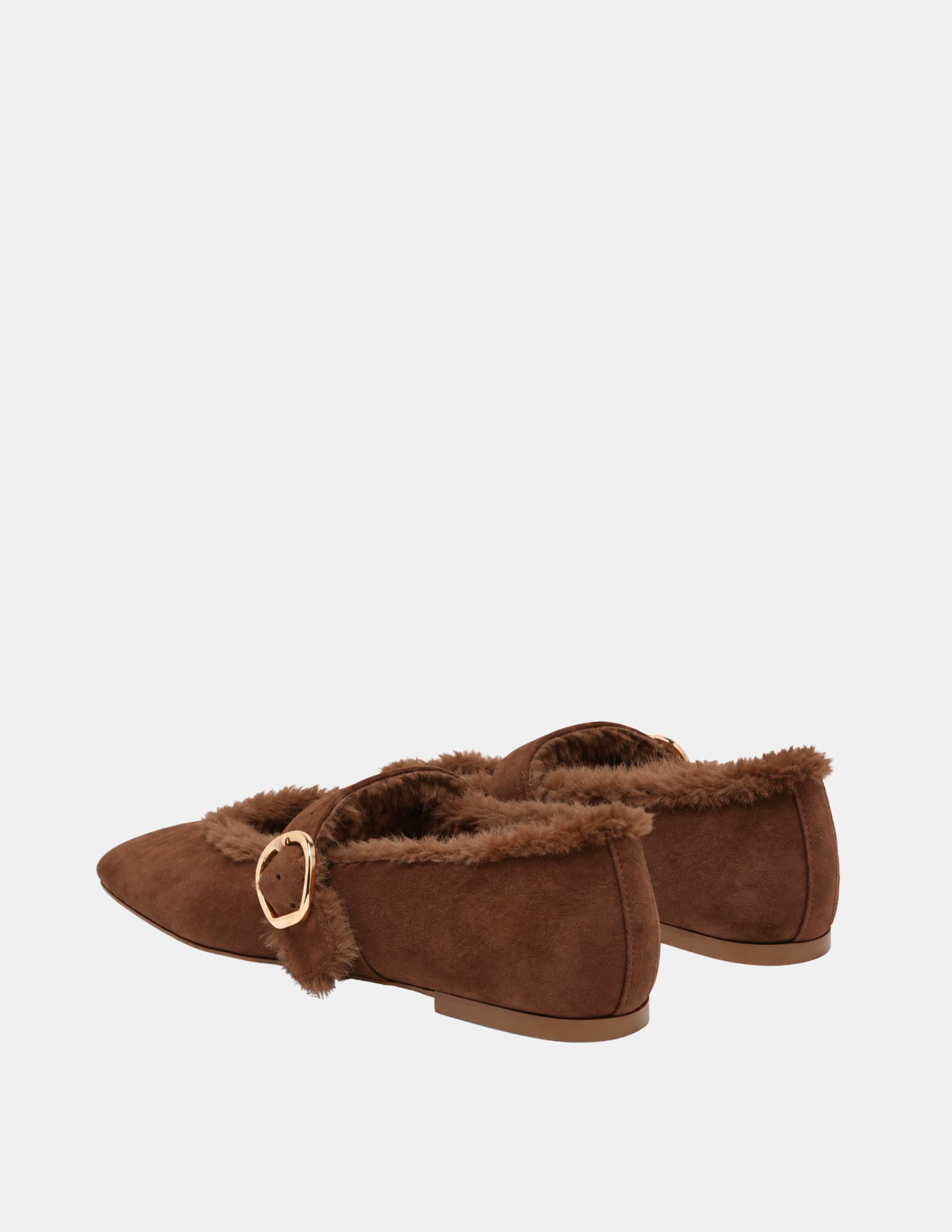 Dolce Vita Mella Suede Flats - Chocolate Brown
