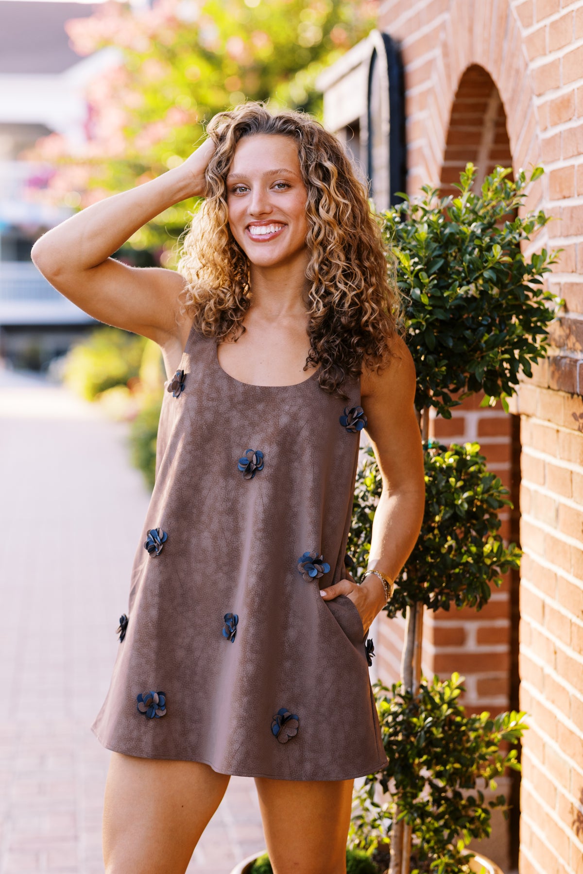 Harper Floral Applique Dress