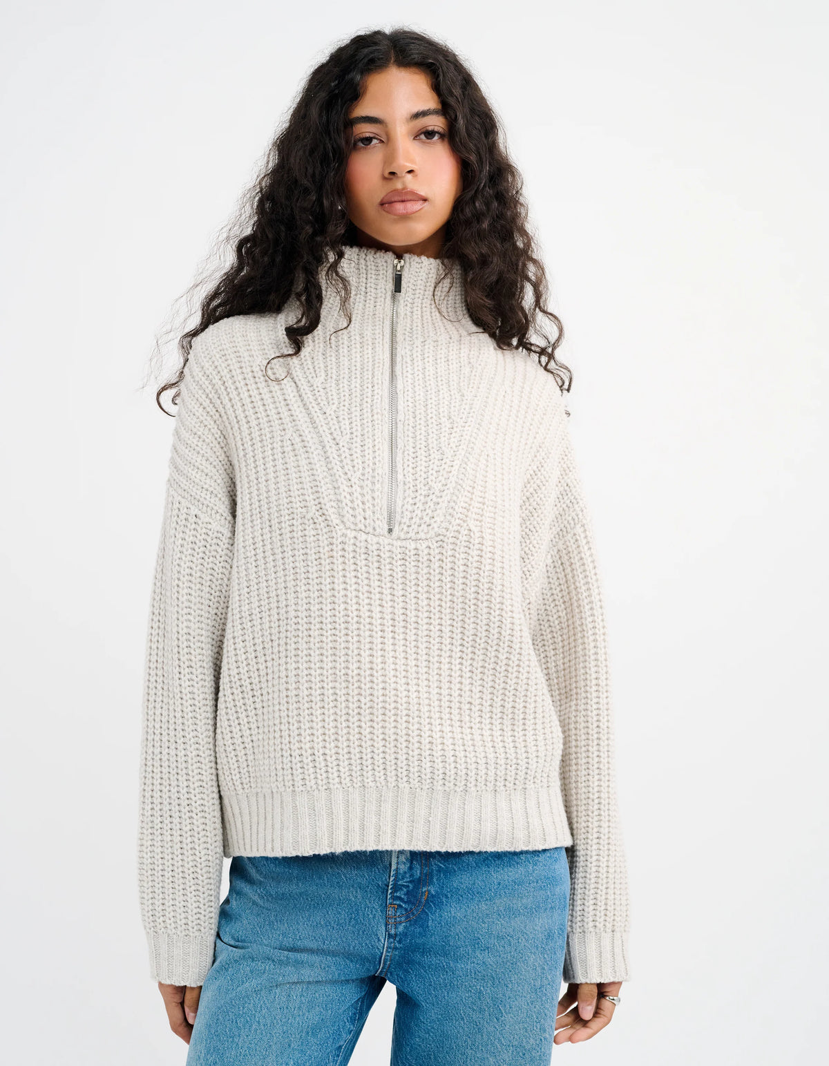 Stella Quarter Zip Sweater
