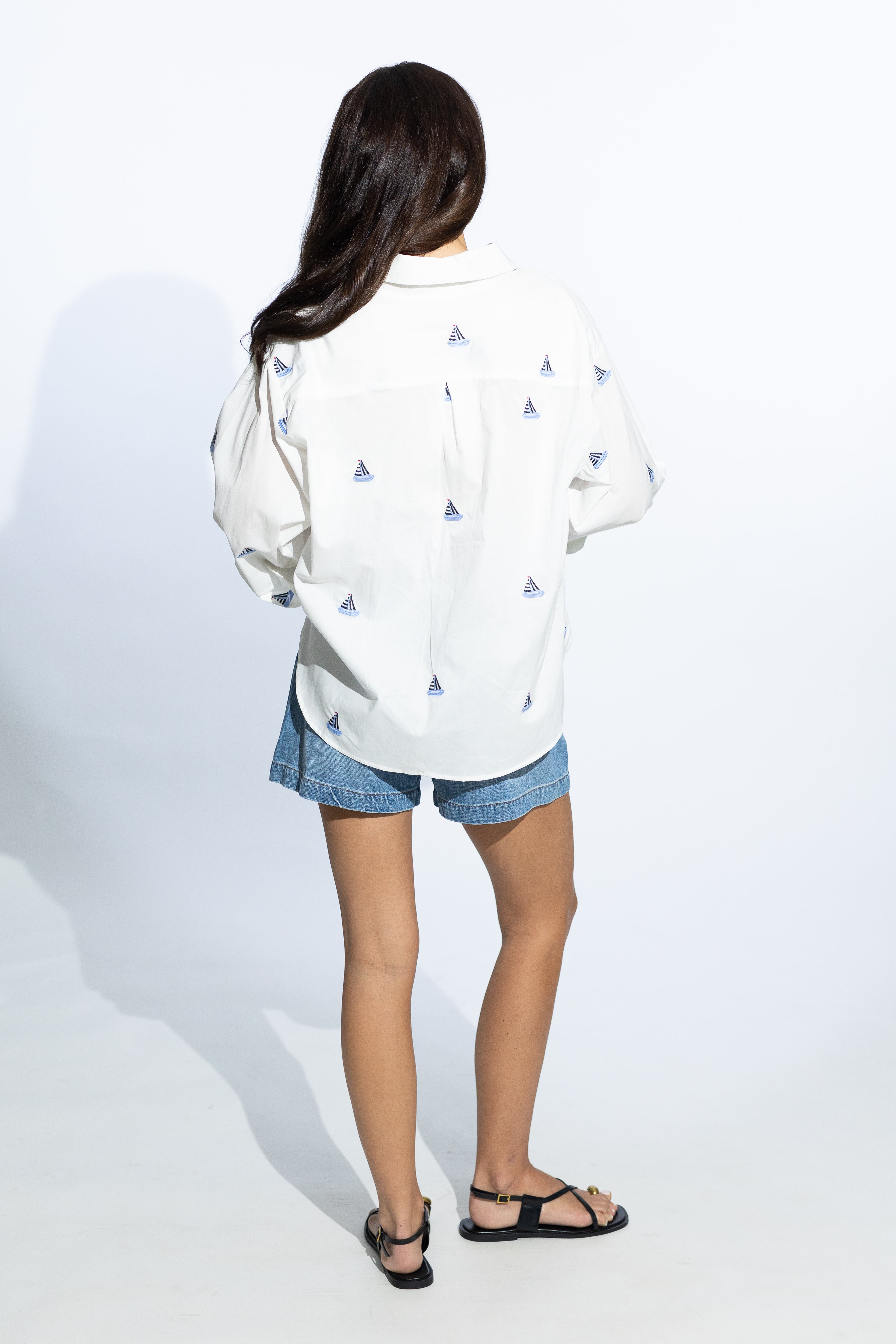 Sailboat Button Down Shirt (ships 5/19)