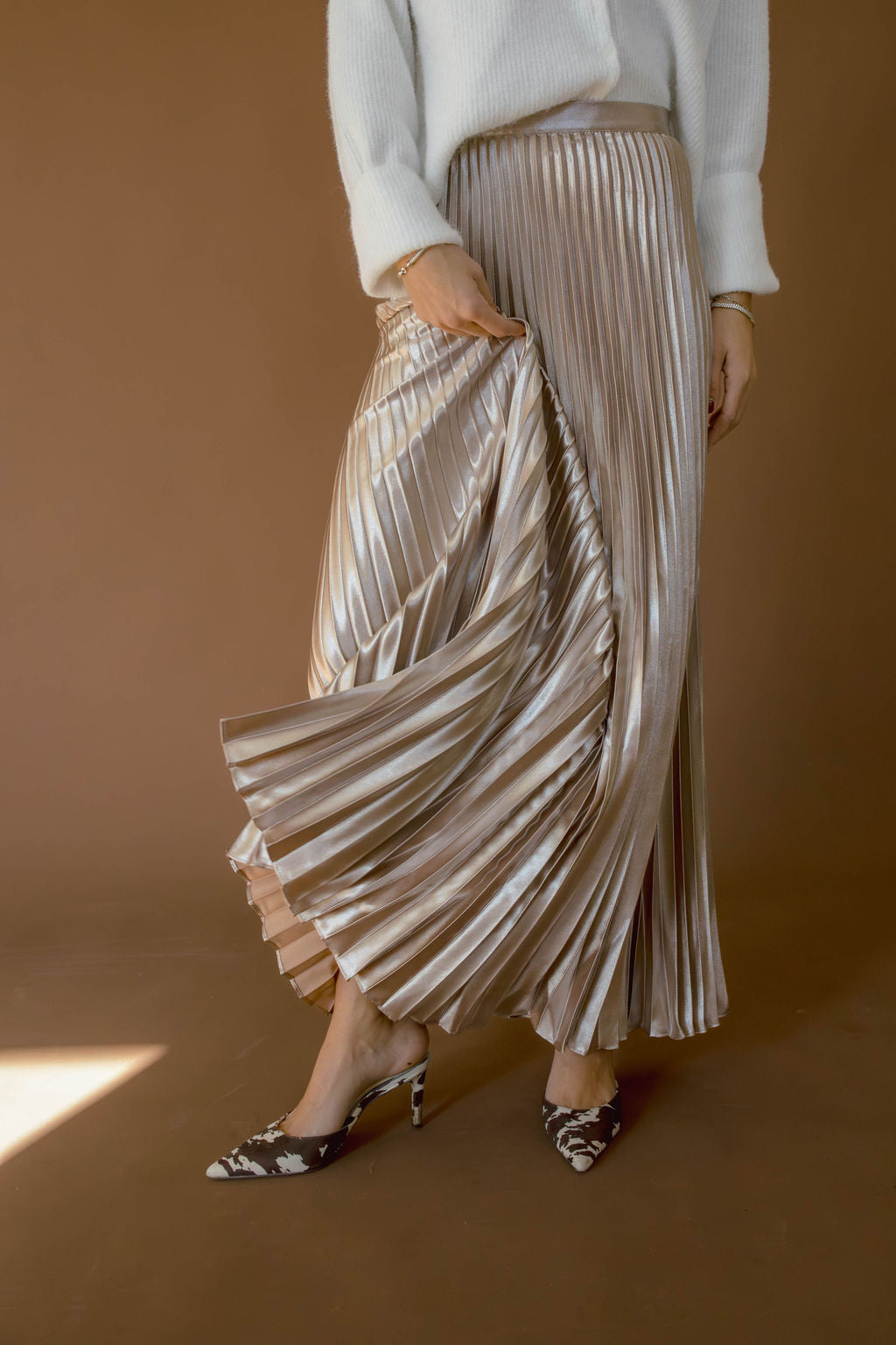 Marielle Pleated Maxi Skirt