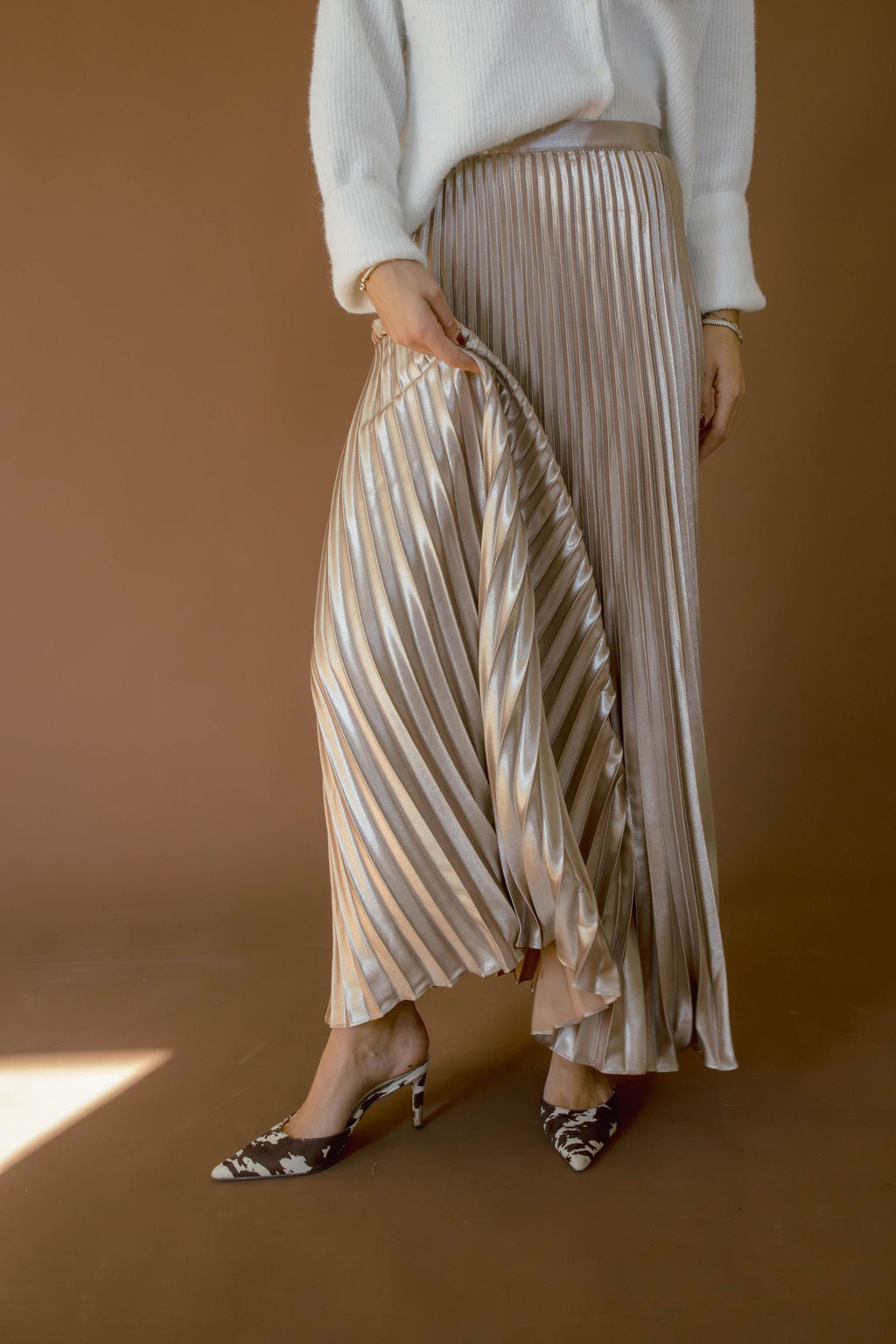Marielle Pleated Maxi Skirt