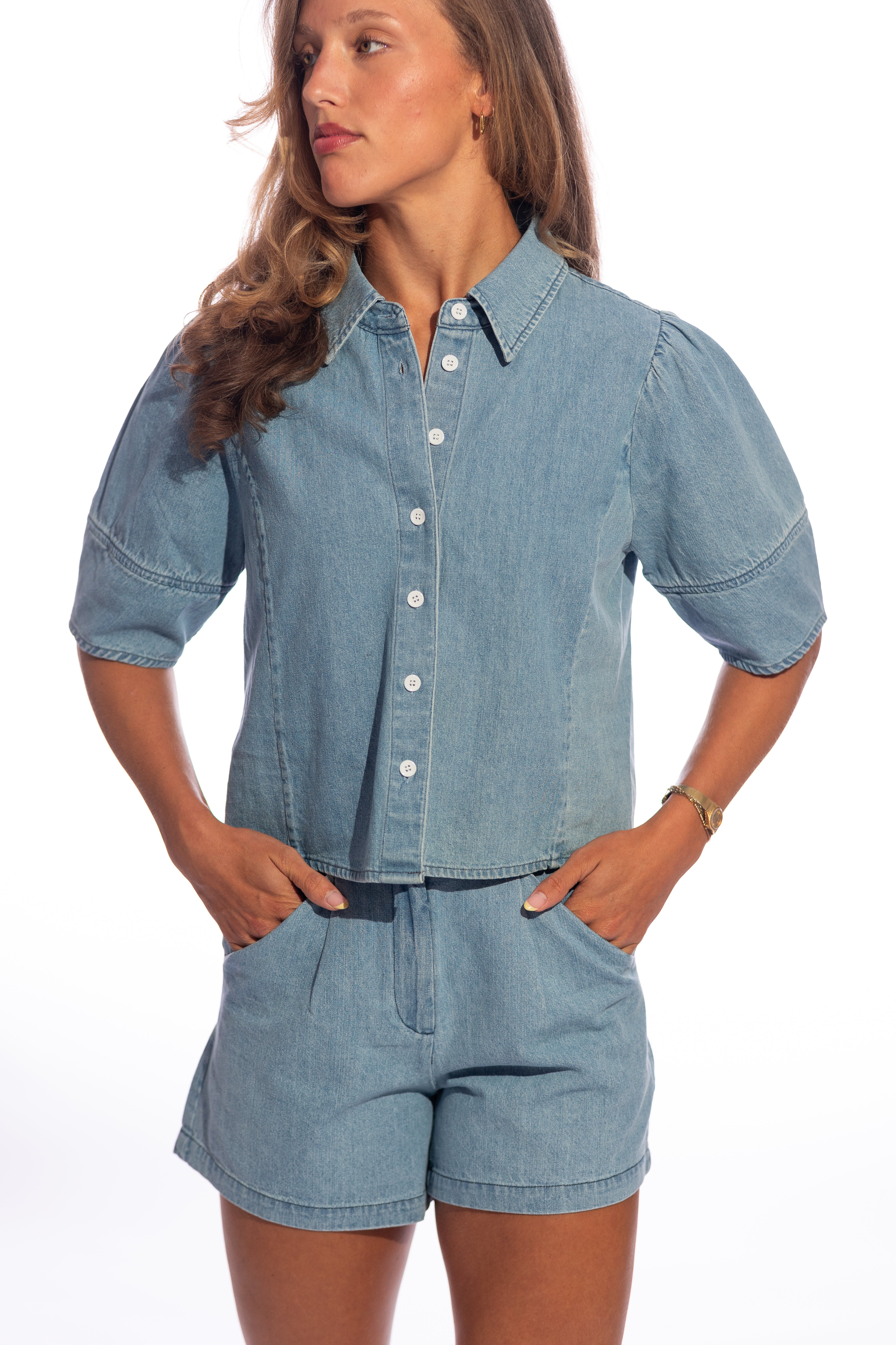 Saint Tropez Denim Top