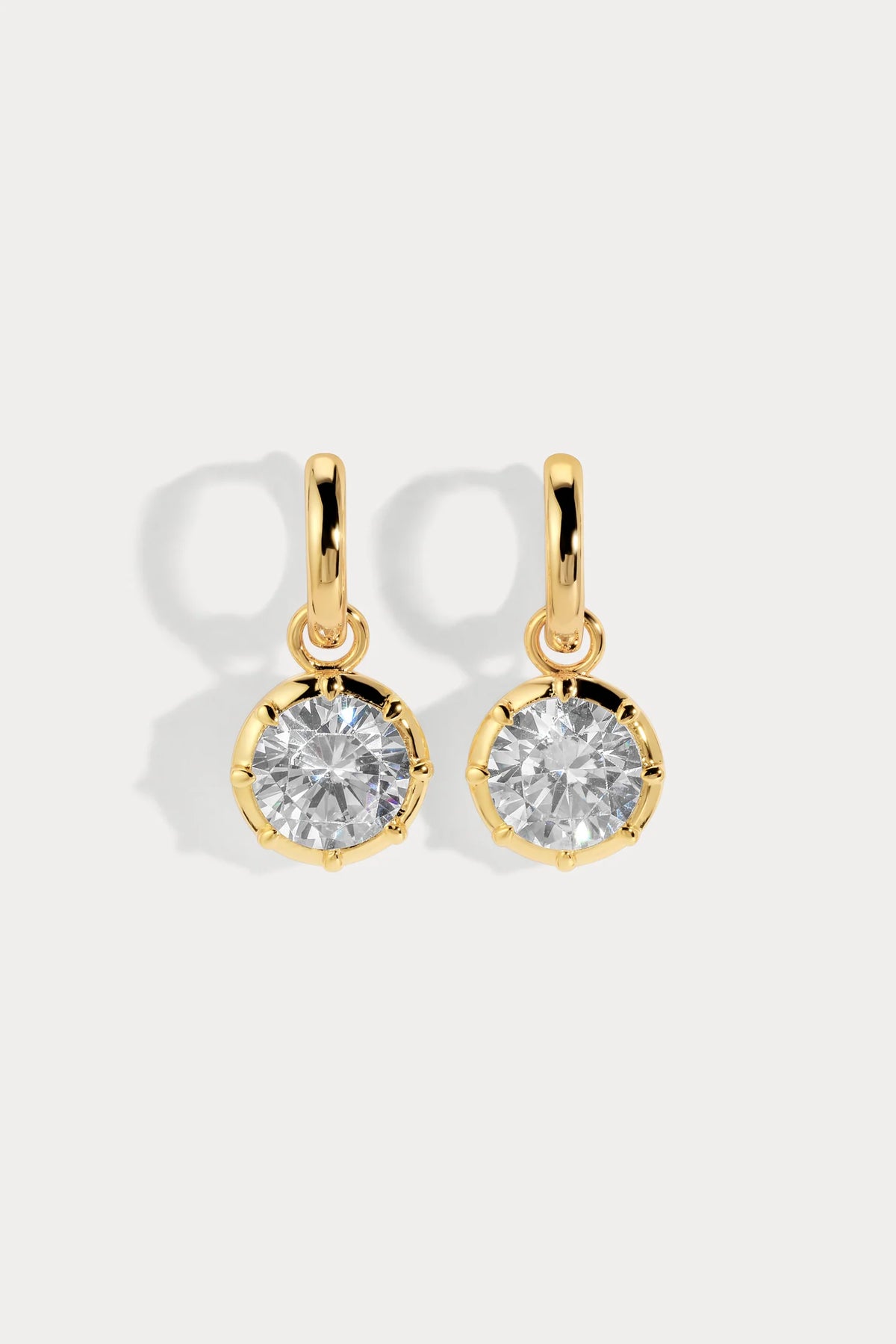 Cleo Bezel Set Earrings