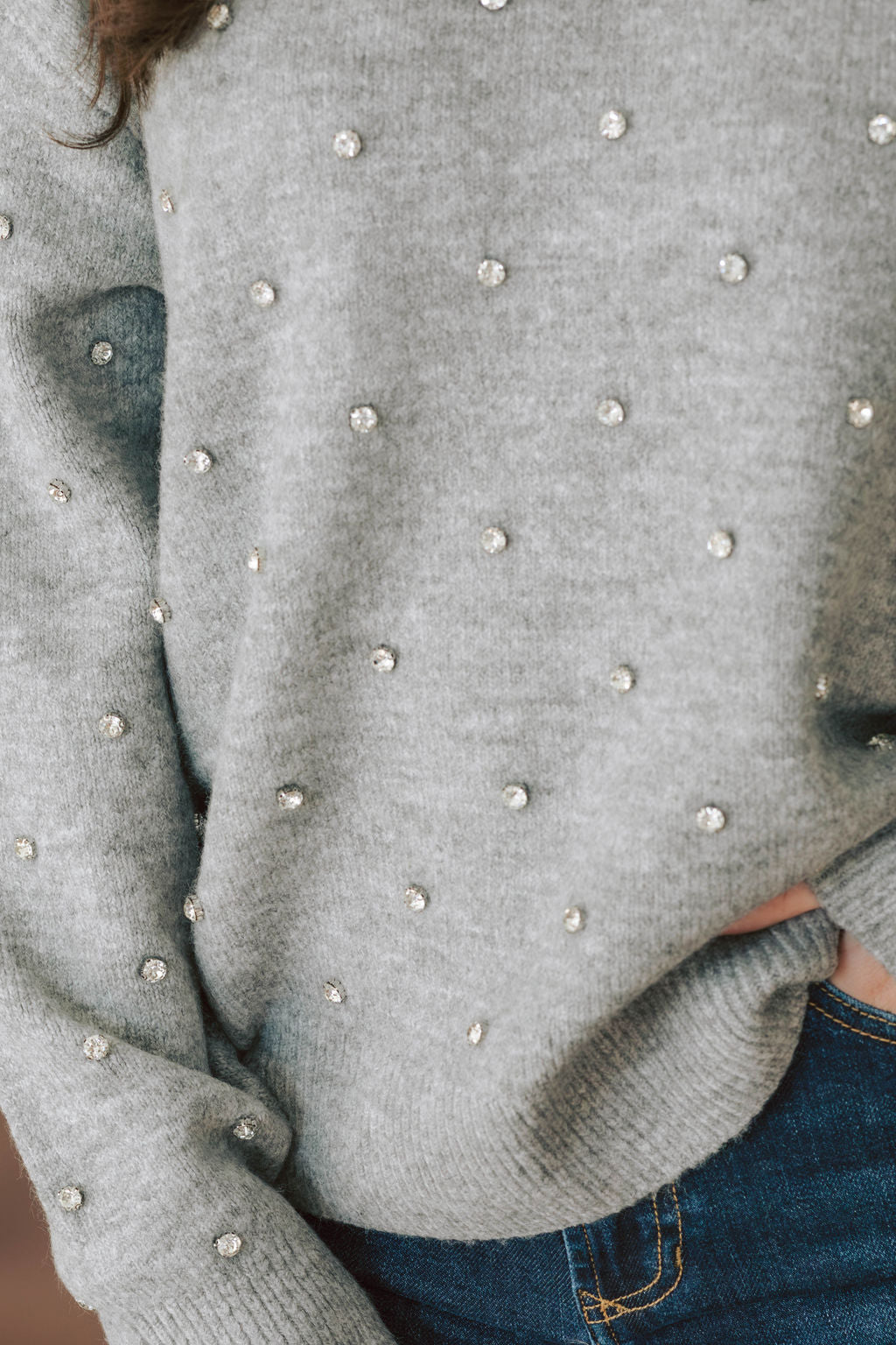 Aura Relaxed Crew Neck Sweater