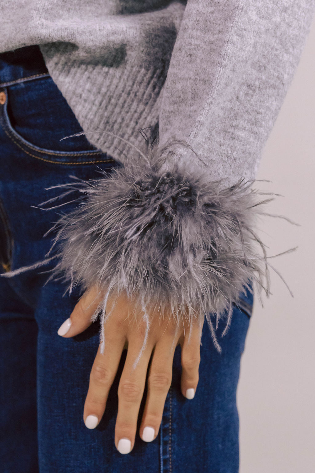 Royer Feather Sweater