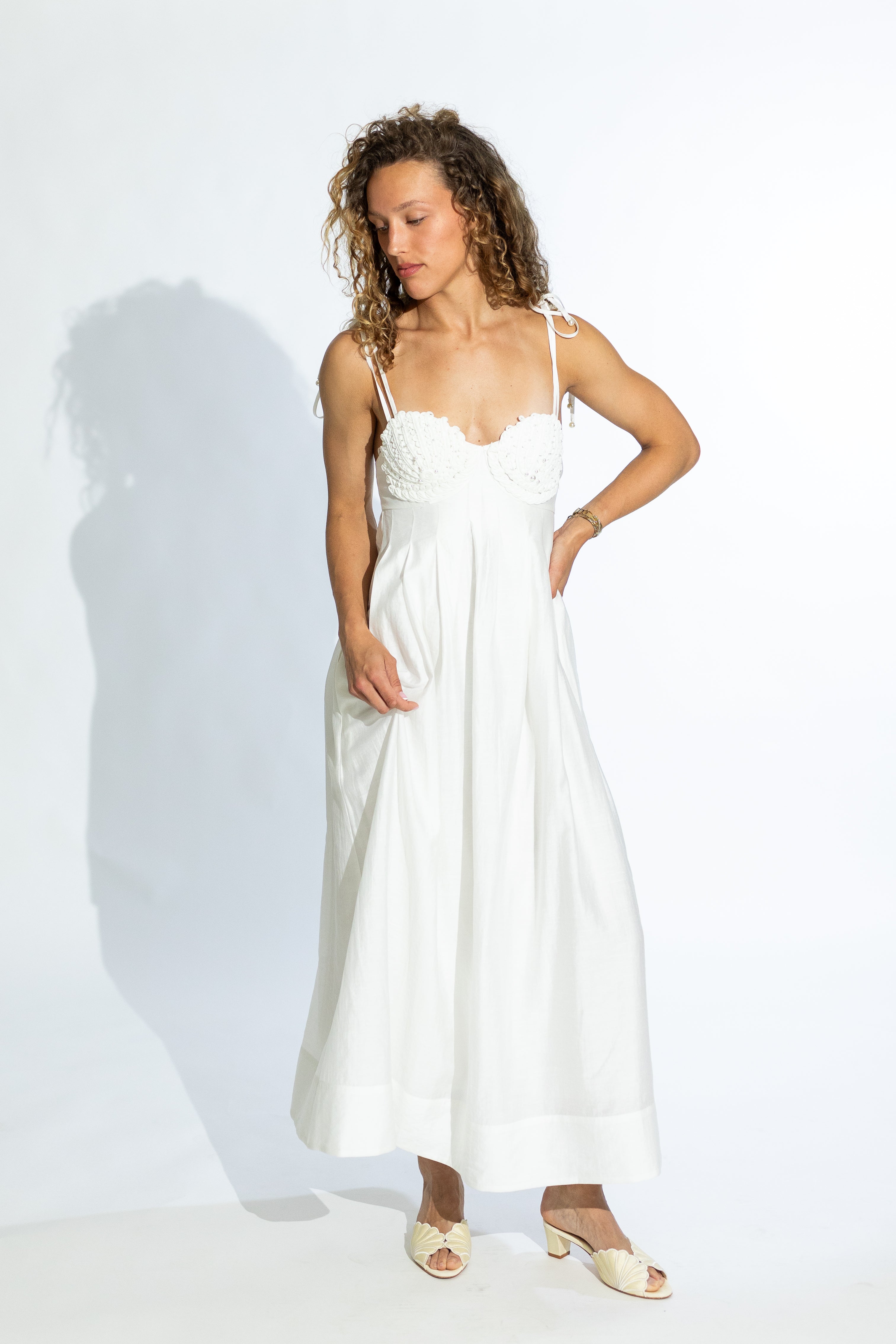 Solene Seashell Maxi Dress
