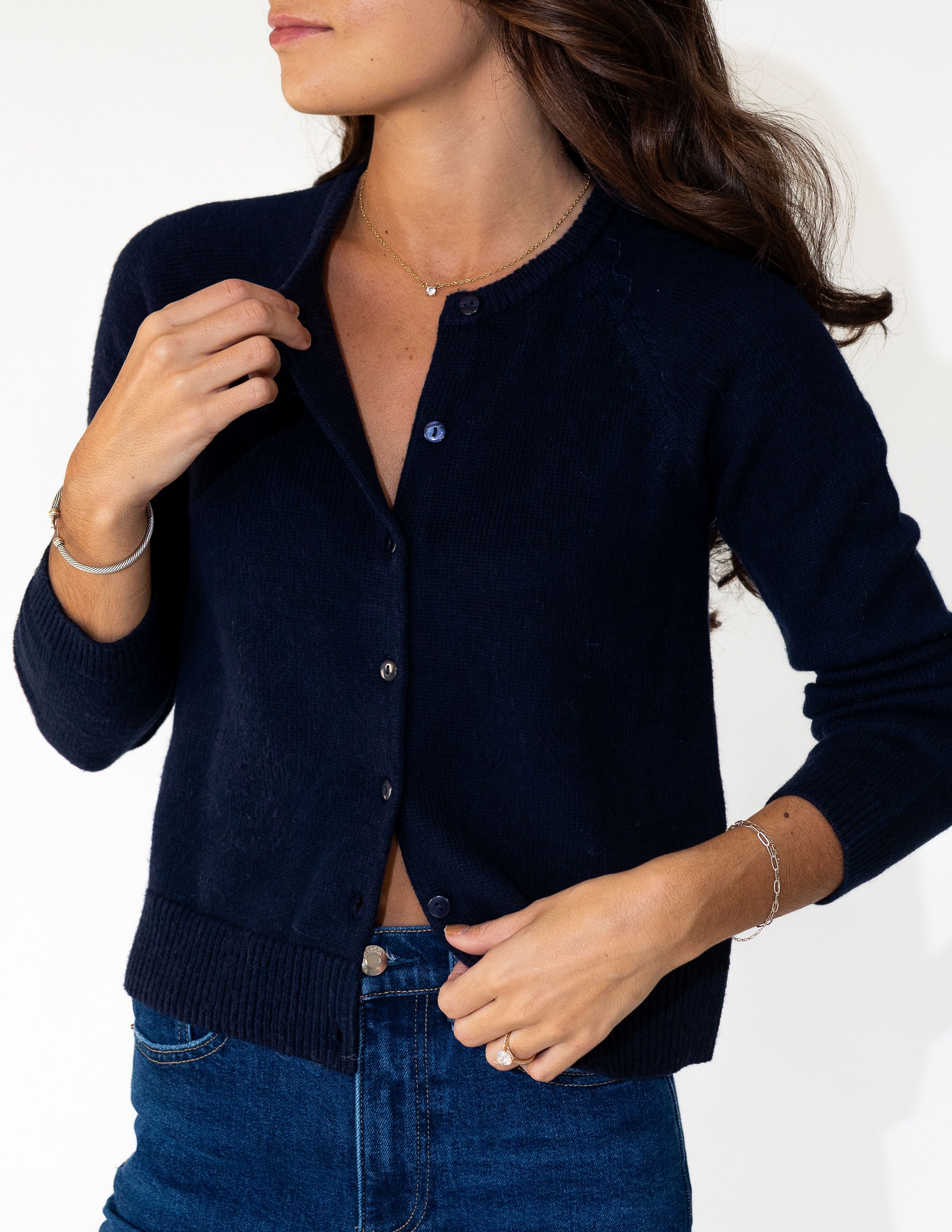 Seabrook Navy Cardigan