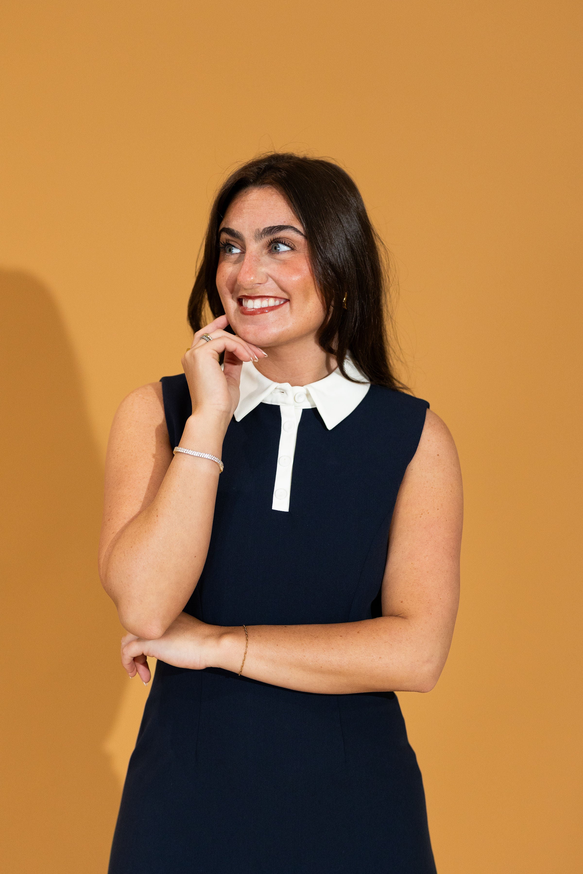 Azra Twill Mini Dress