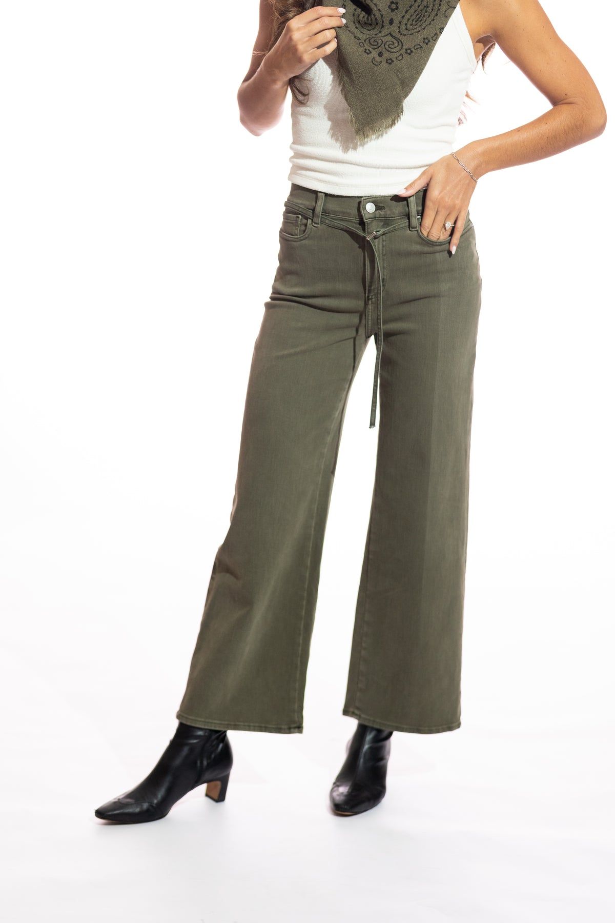 Clifton Olive Yoga Jeans