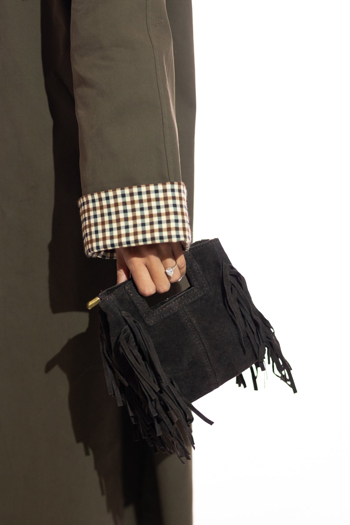 Pre-Order Suede Fringe Micro Bag (ships by 10/14)