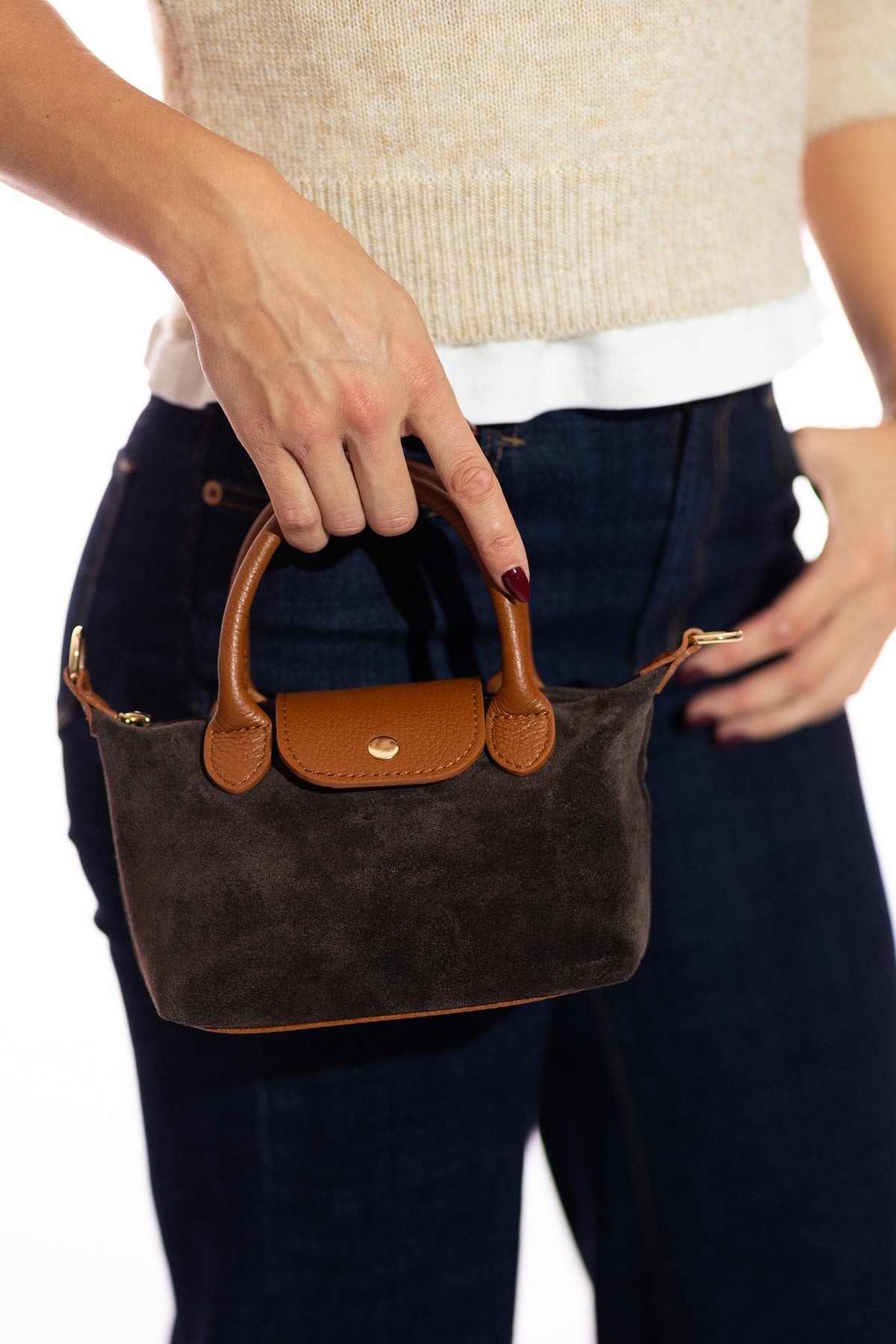 Suede Champ Bag
