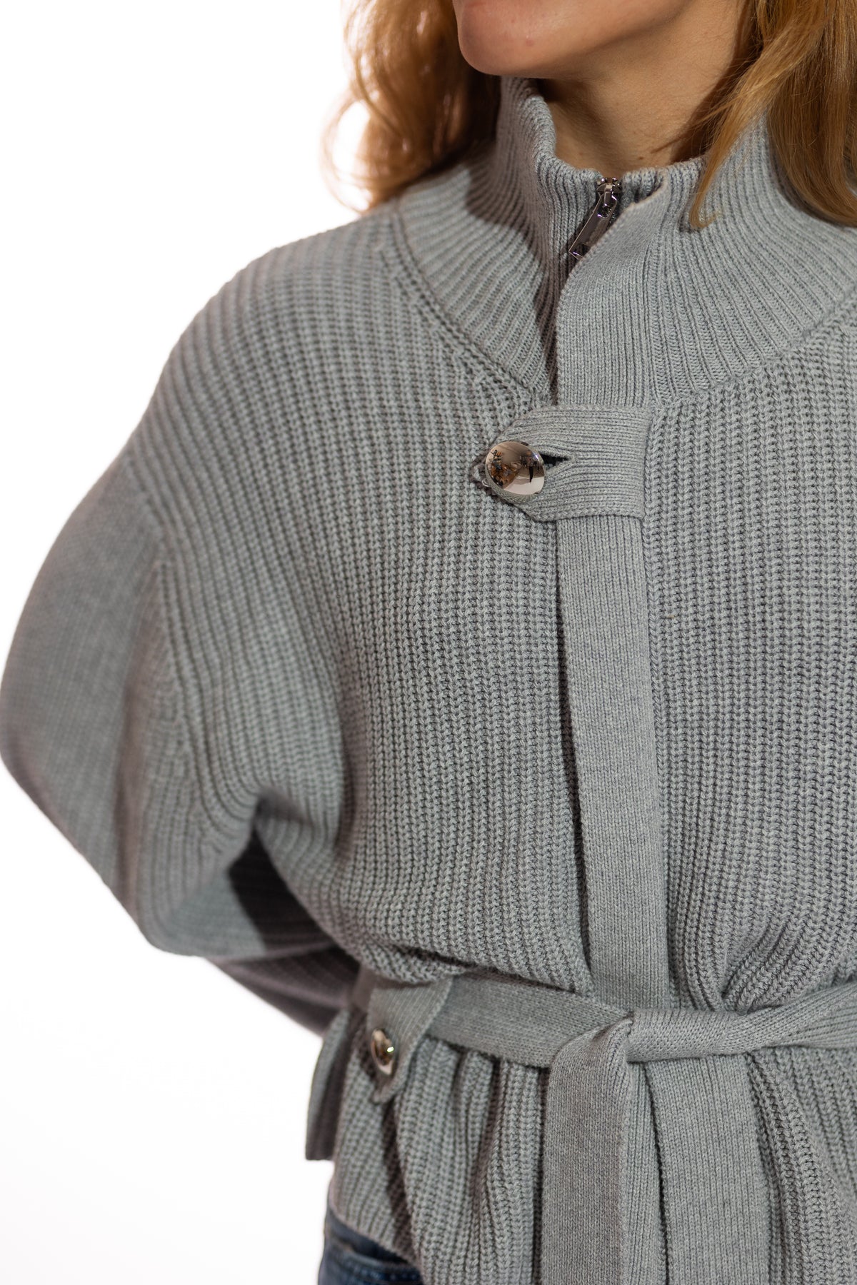 Easton Cashmere Belted Sweater
