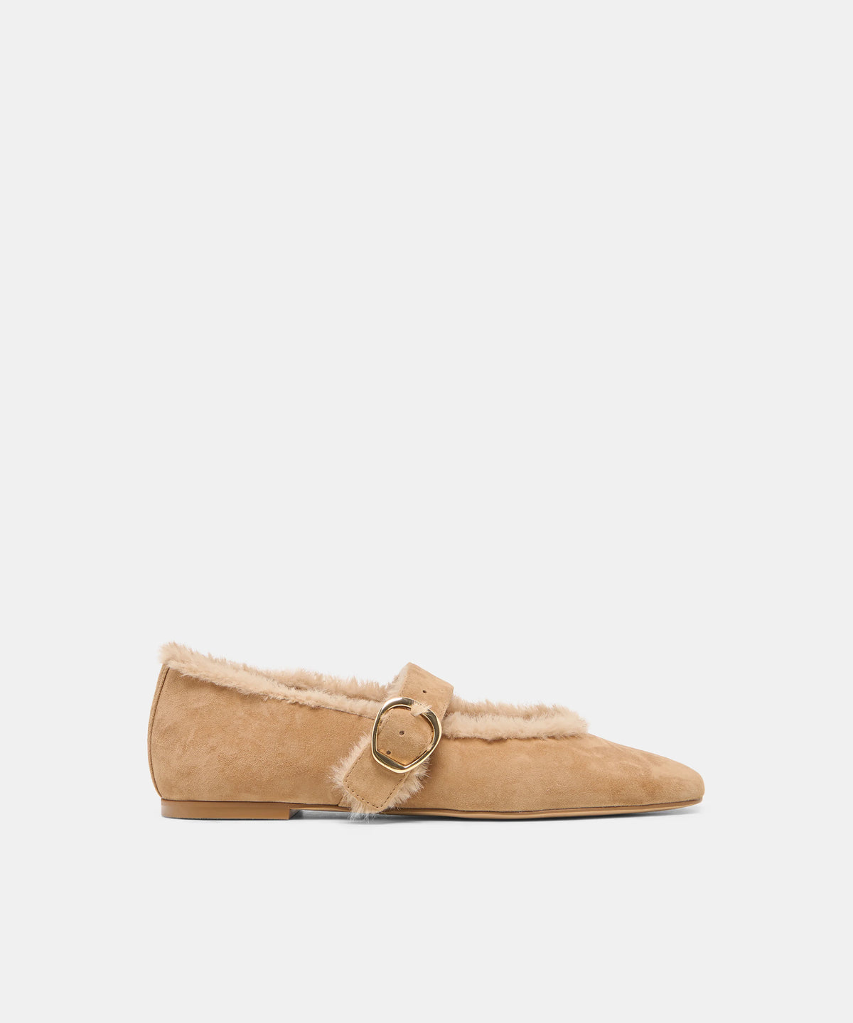 Dolce Vita Mella Plush Flats - Light Brown