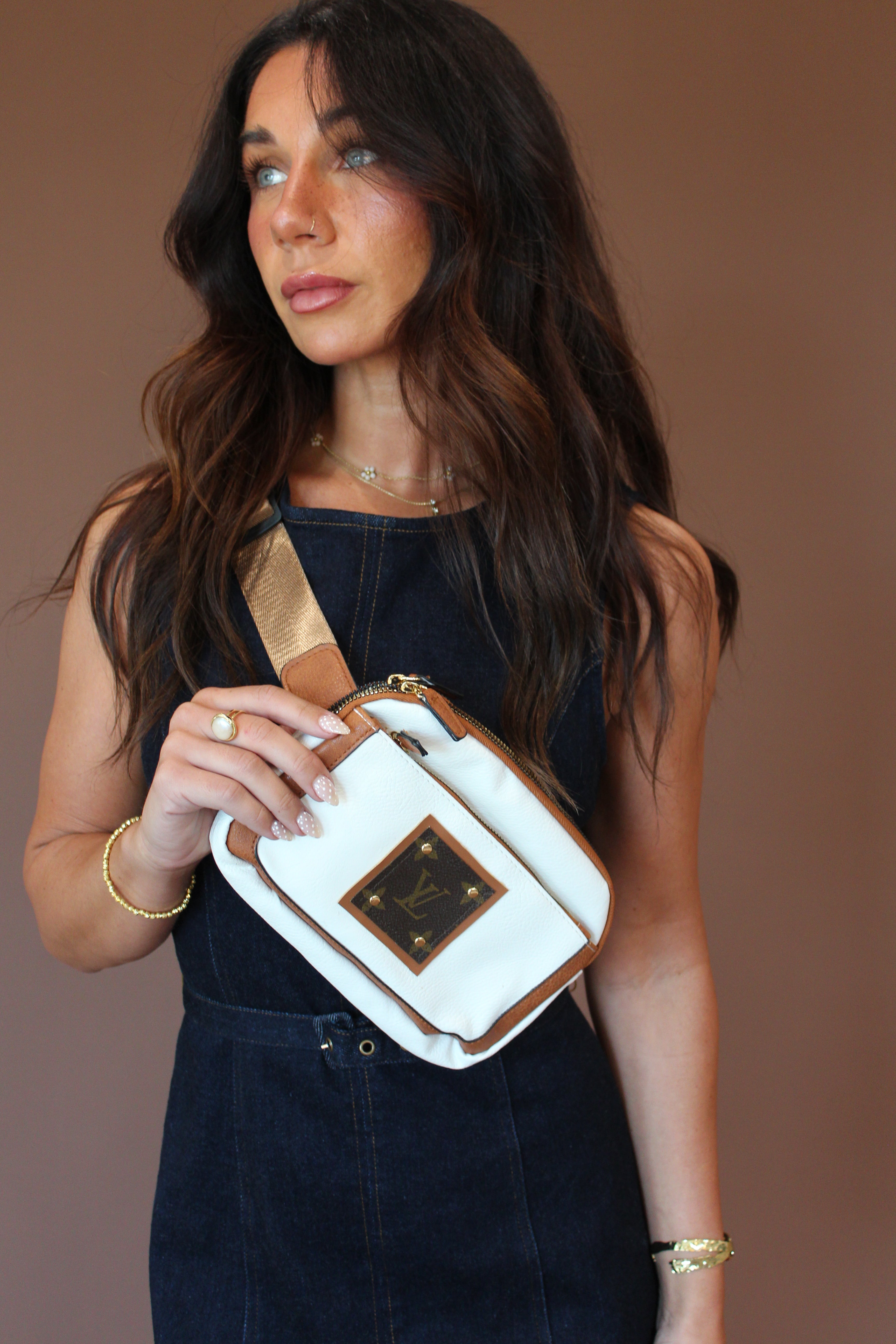 Upcycled LV Belt Bag