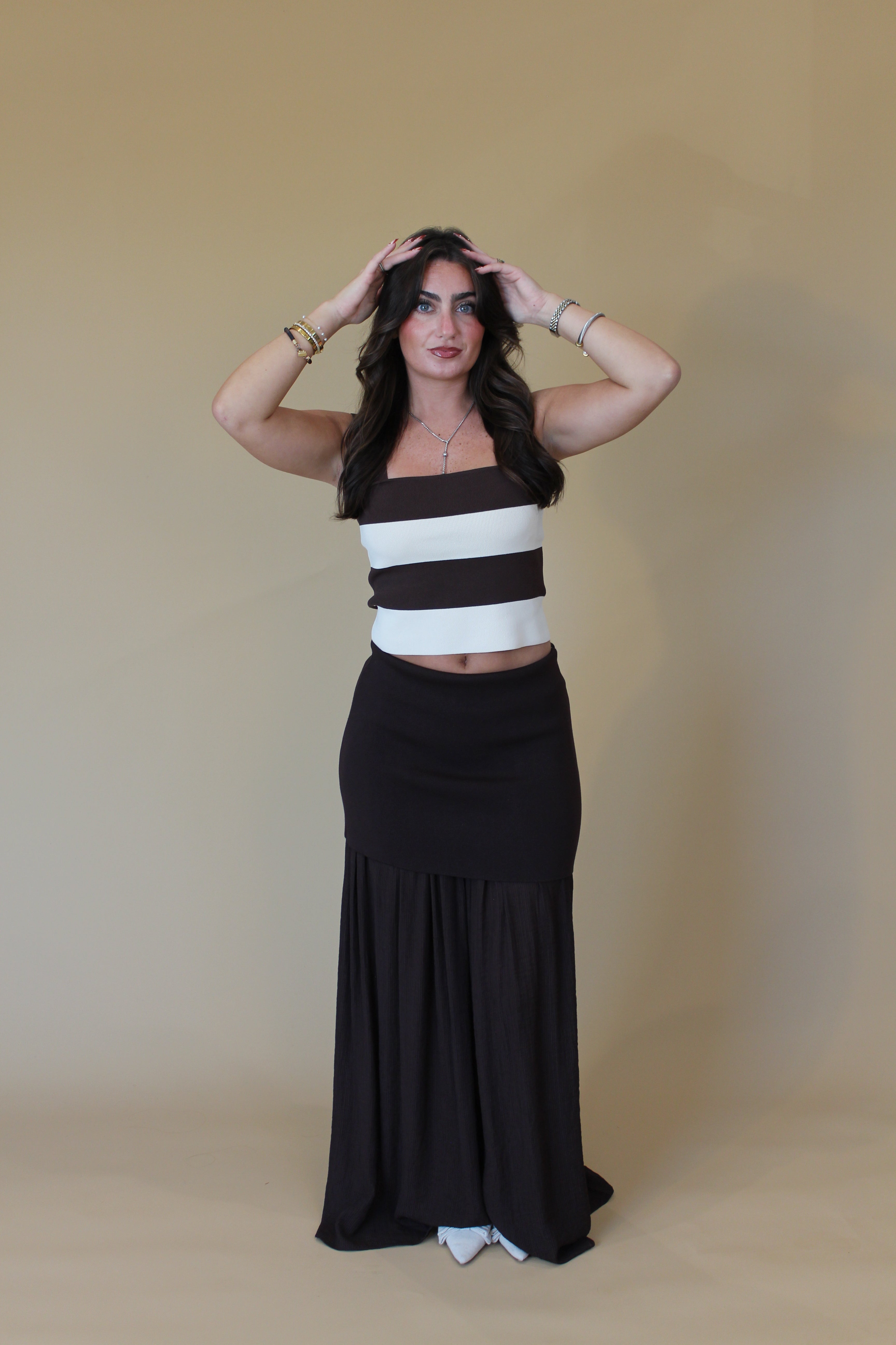 Lulu Striped Knit Top