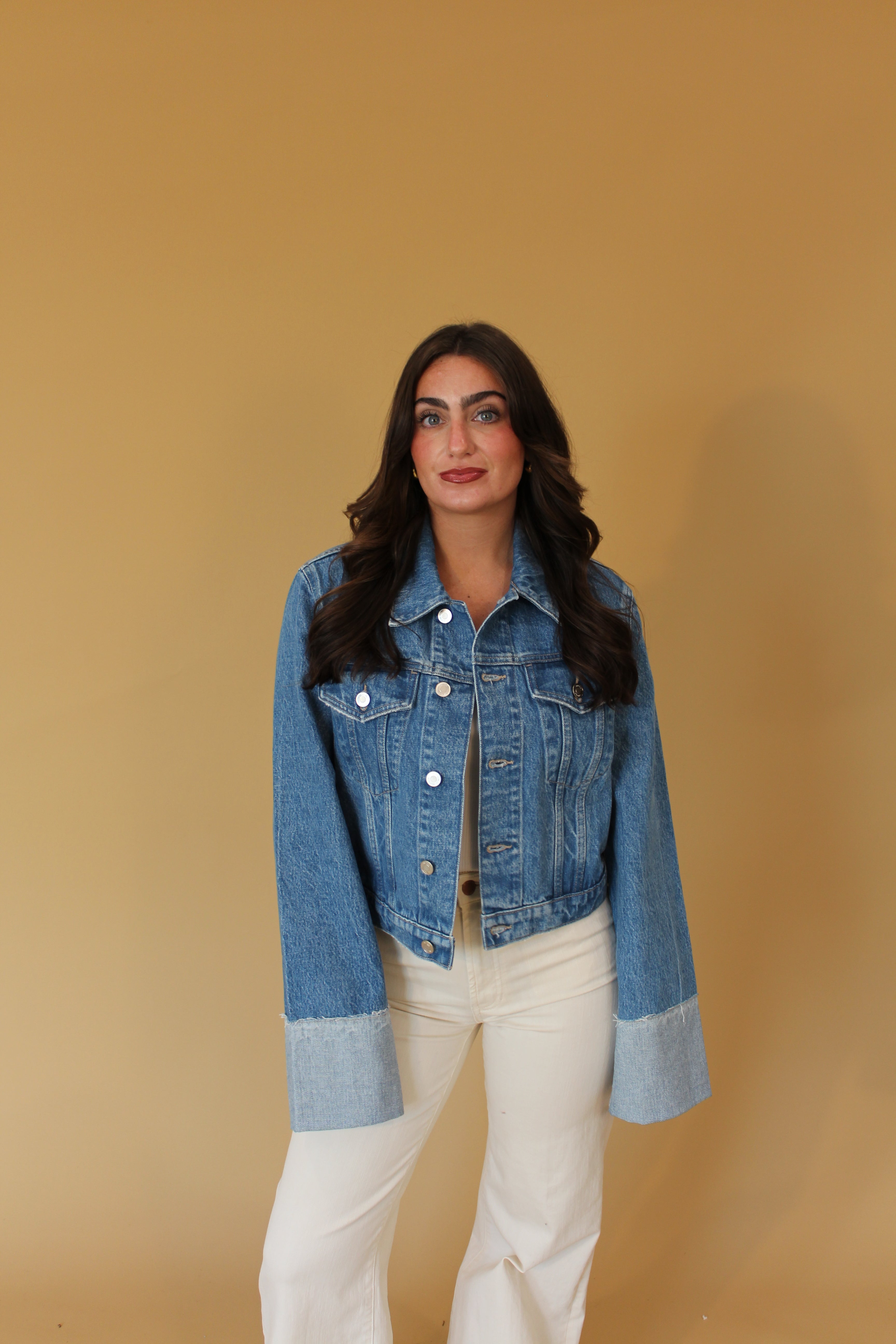 Hudson Cuffed Denim Jacket