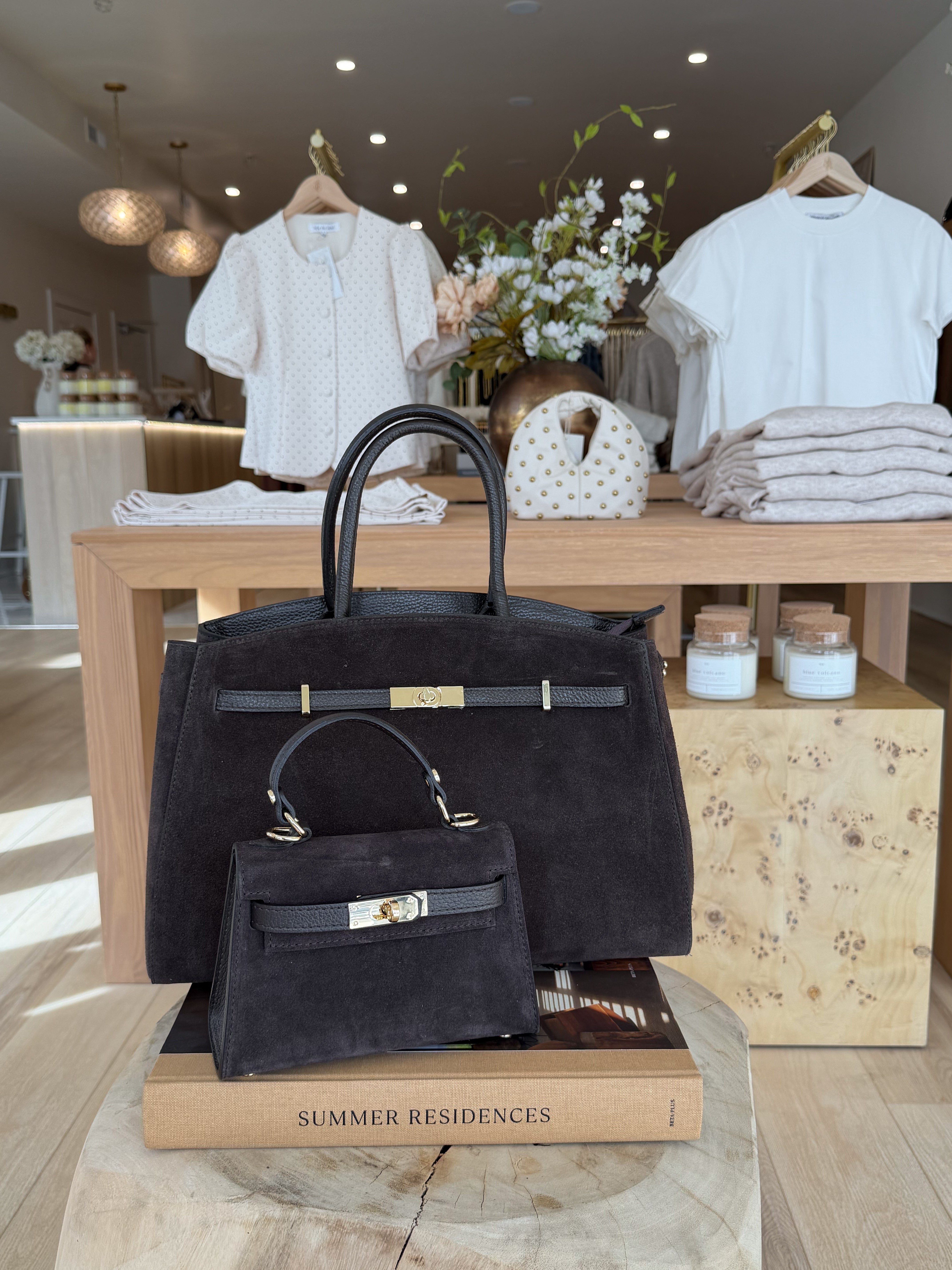 Pre - Order Rosella Suede Bag