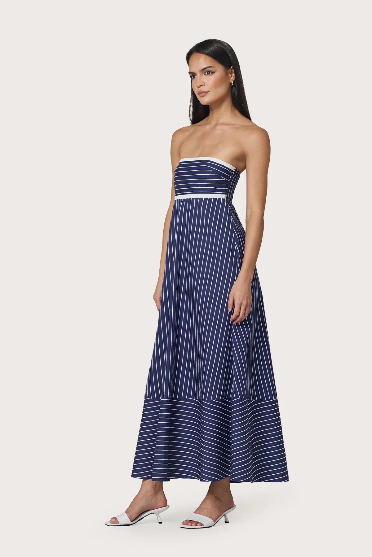 Timothy Indigo Stripe Dress