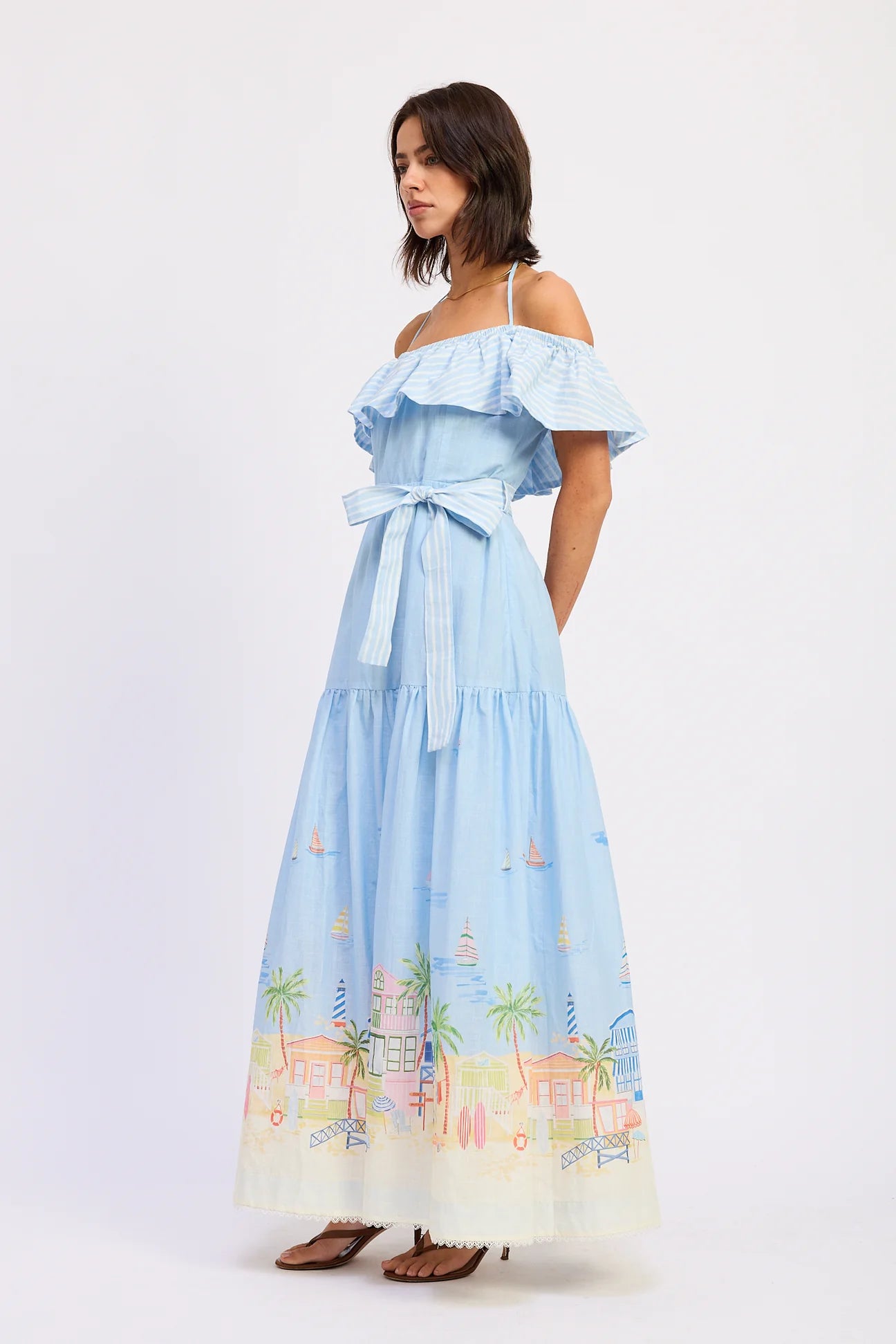 Côte d'Azur Maxi Dress