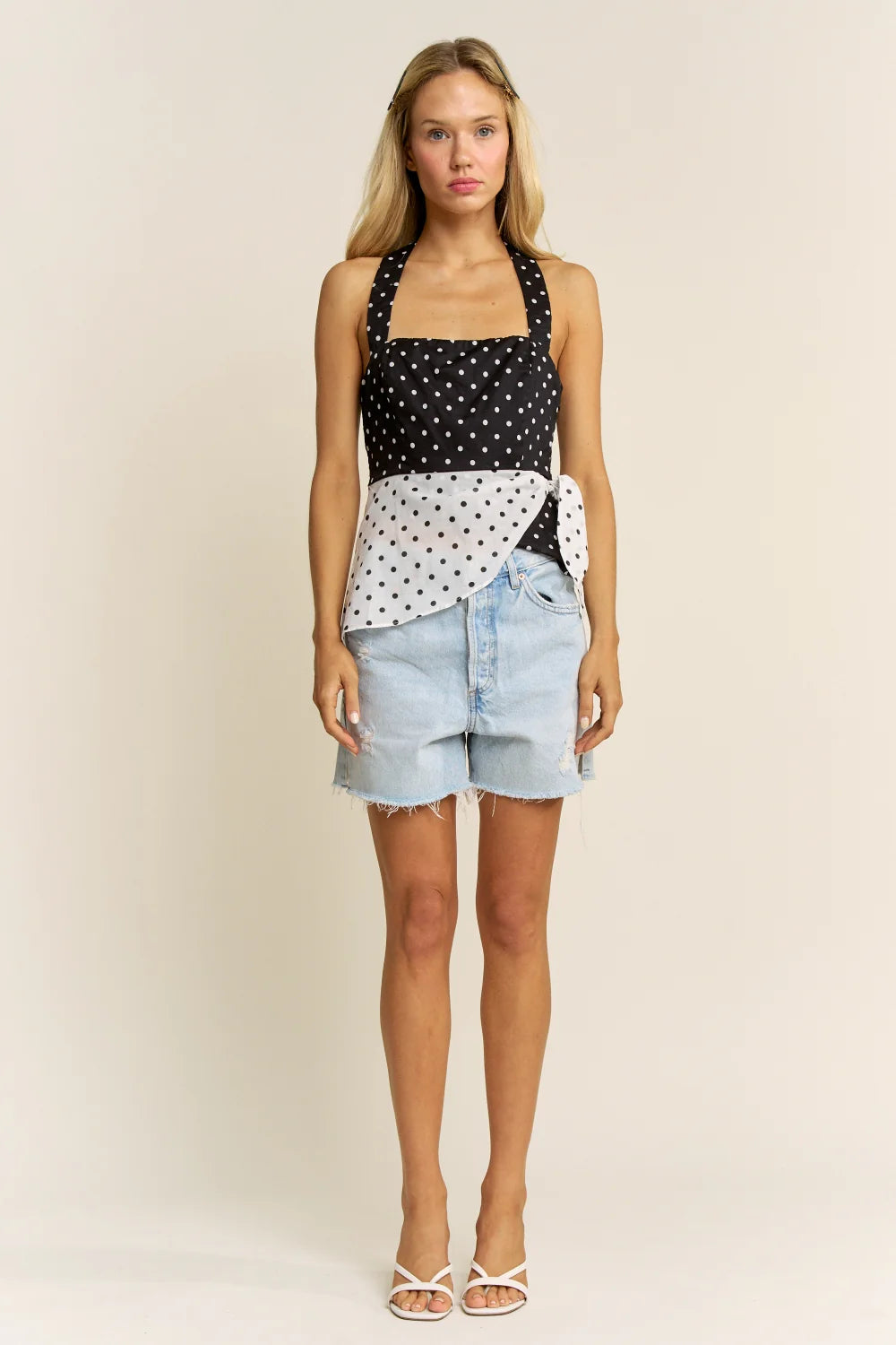 Kimmy Polka Dot Halter Top
