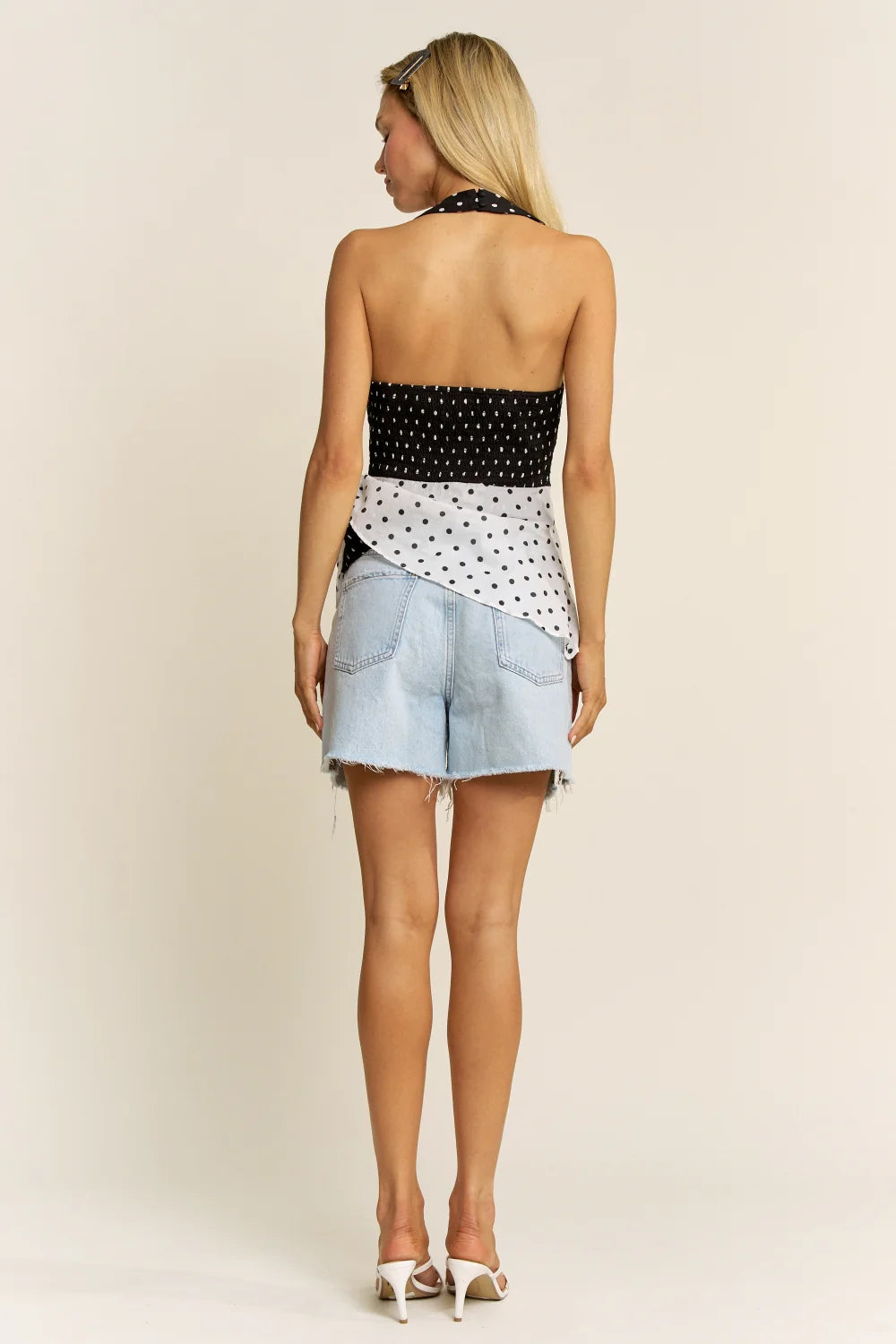 Kimmy Polka Dot Halter Top