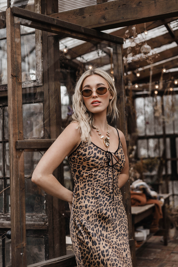 Rumored Daytona Maxi Dress. Cheetah print maxi dress. brooklyn boulevard, brooklyn blvd.