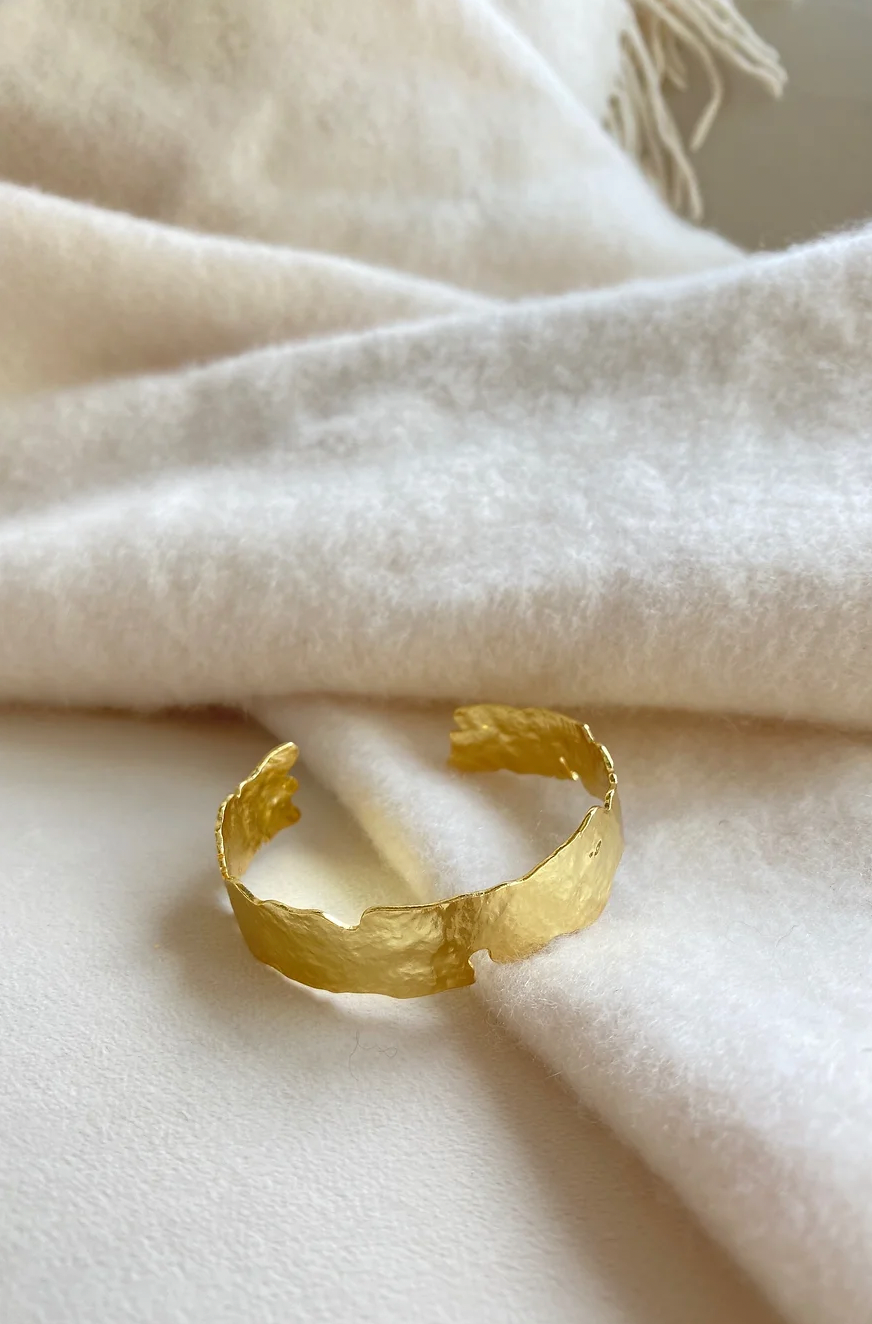 Gold Plated Bangle Cuff Bracelet