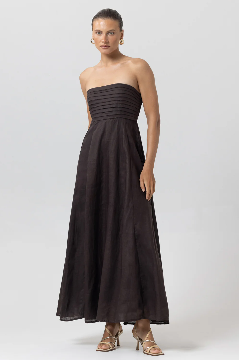 Pre-Order Talia Linen Maxi Dress - ships 6/16