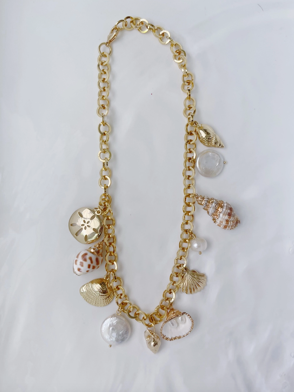 Seashell Charm Necklace