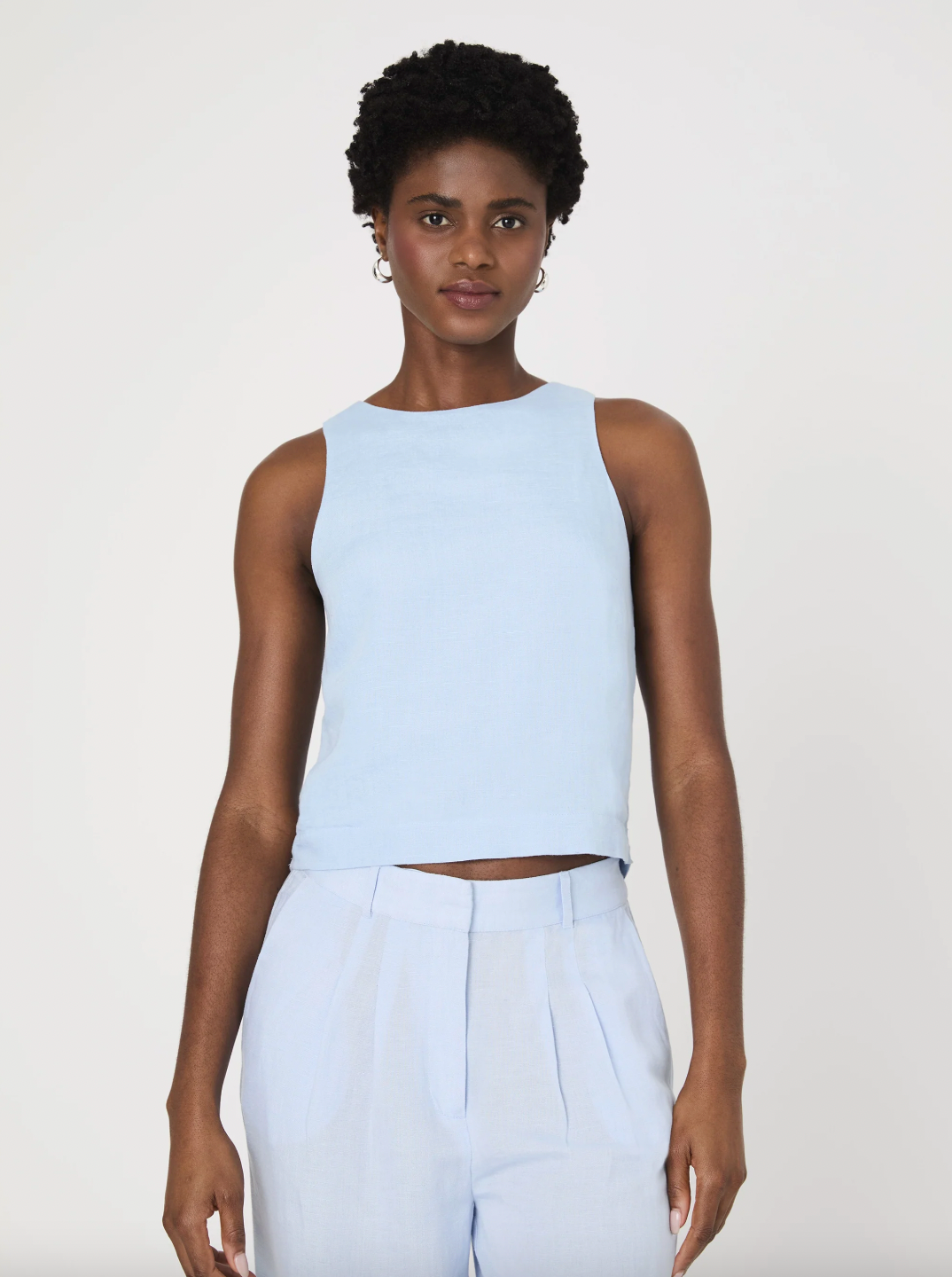 Birdie Linen Swing Top