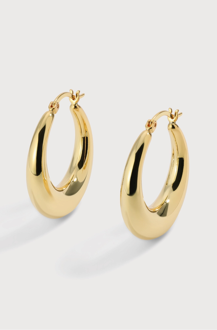 Becca Gold Hoop Earring