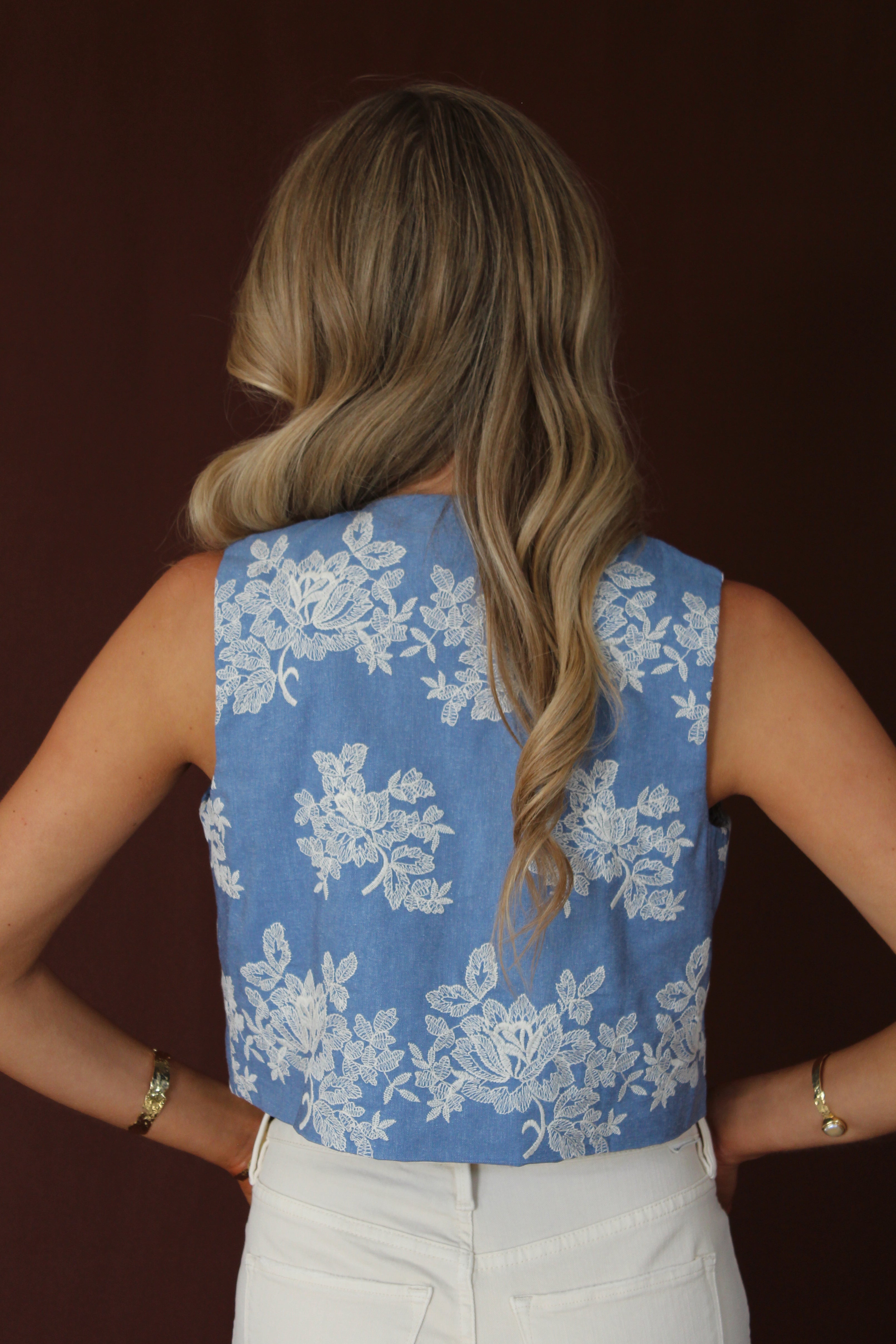 Emberly Embroidered Top