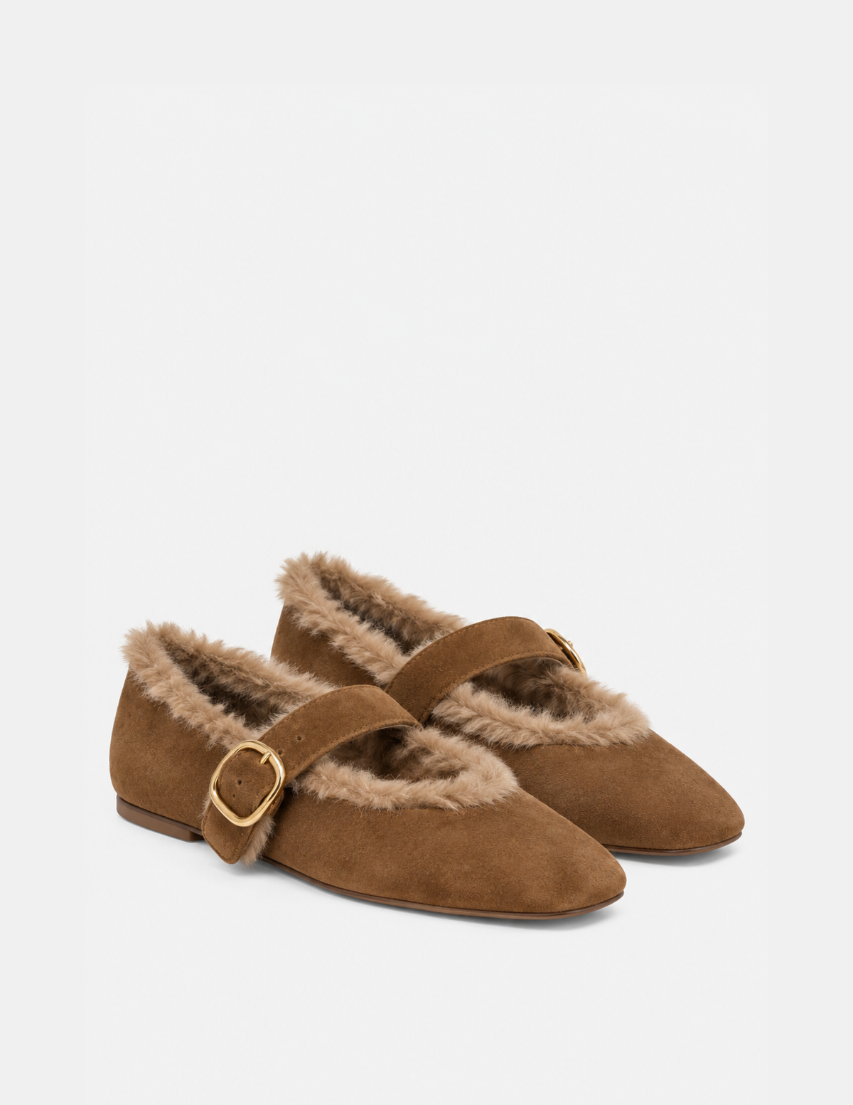 Dolce Vita Mella Plush Flats - Light Brown