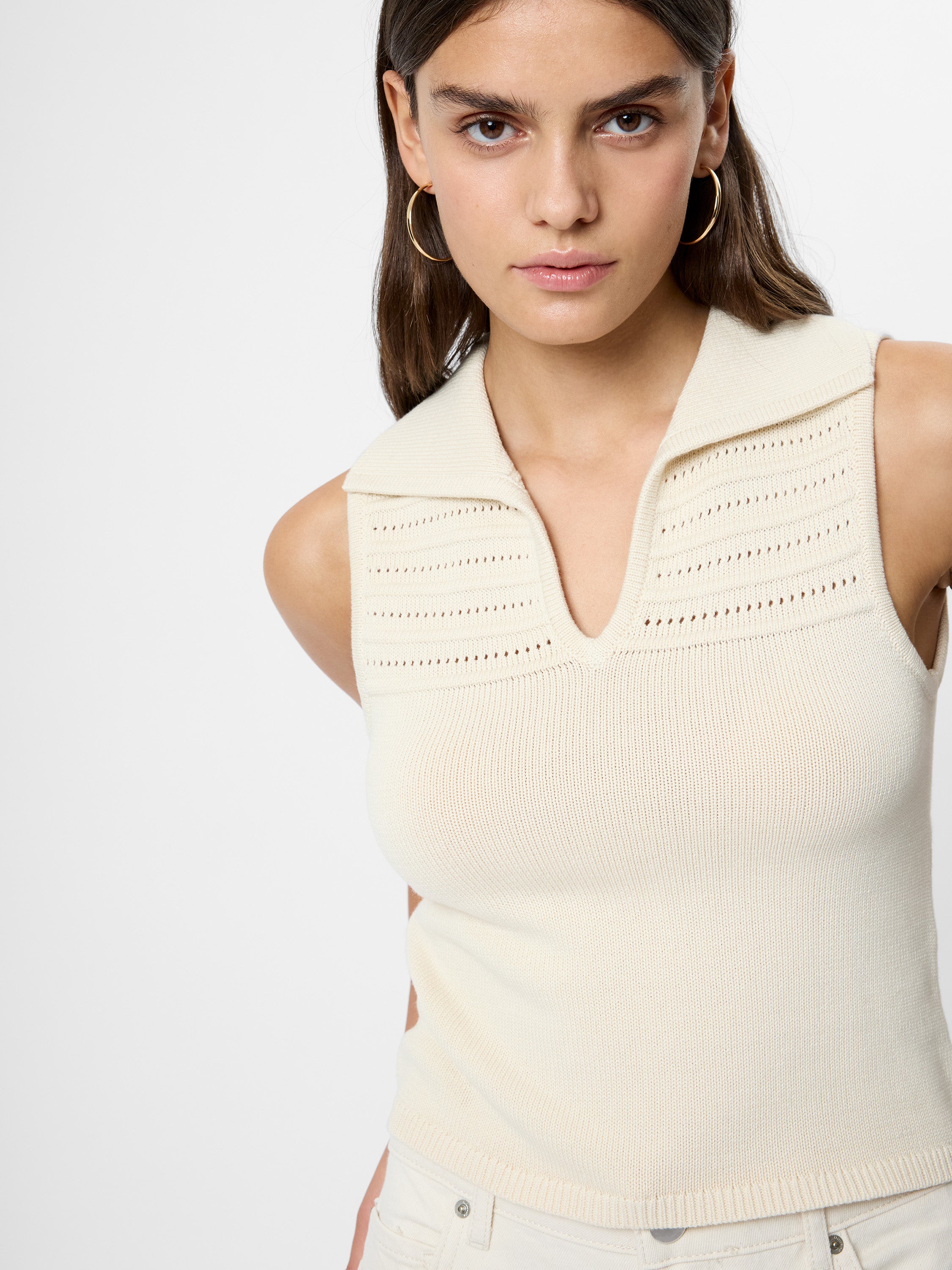 Nellis Collared Top