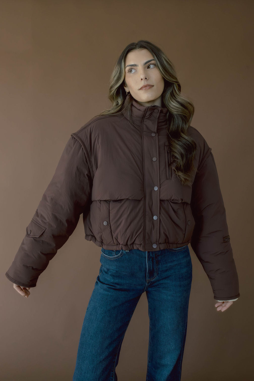 Aimee Mocha Puffer