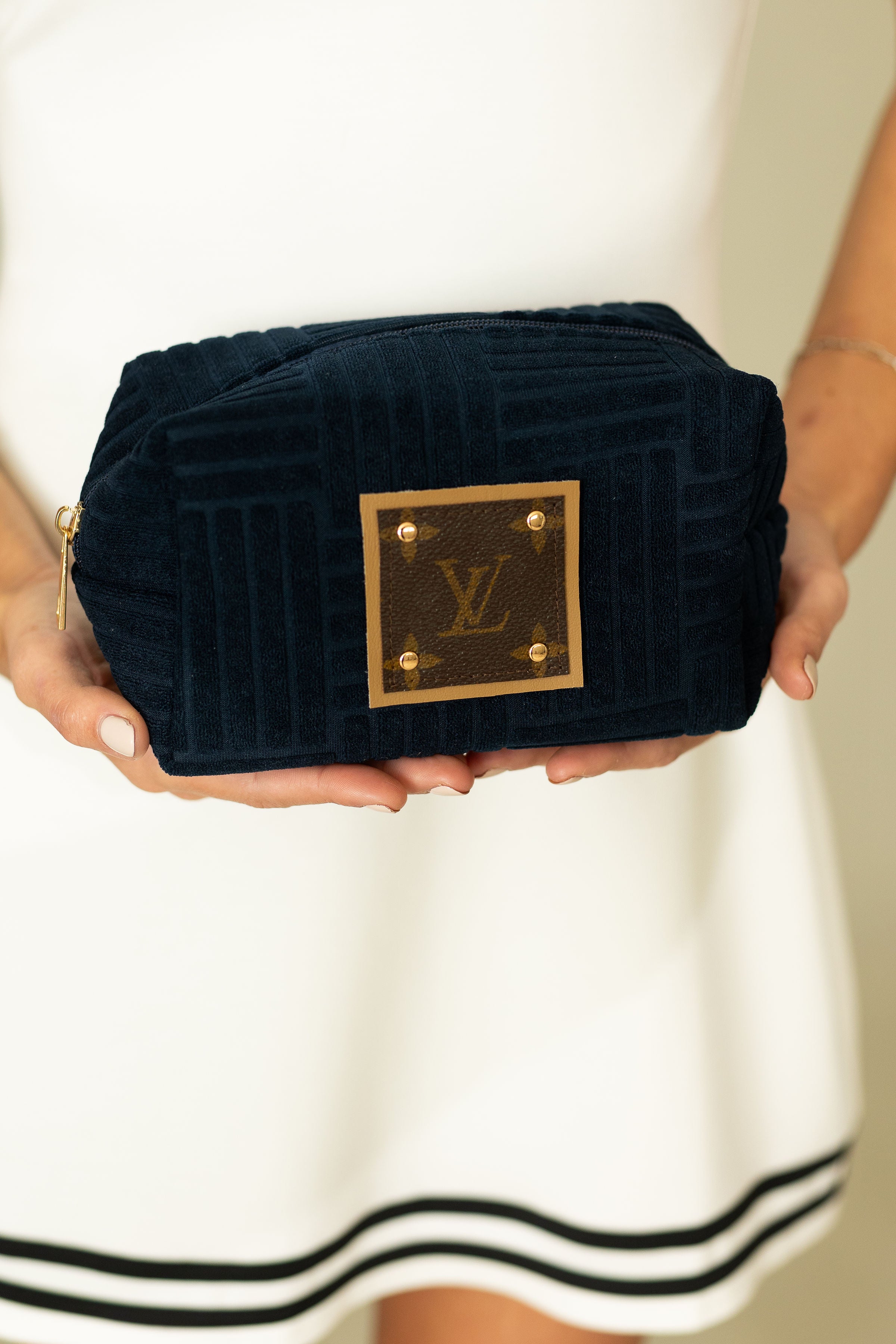 LV Upcycled Terry Pouch