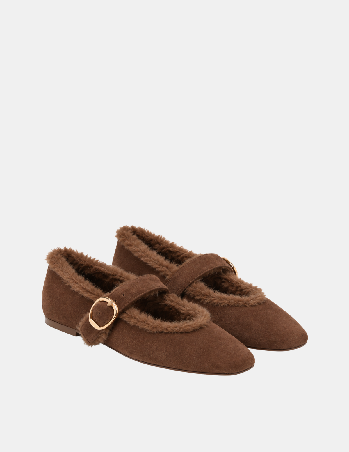 Dolce Vita Mella Suede Flats - Chocolate Brown