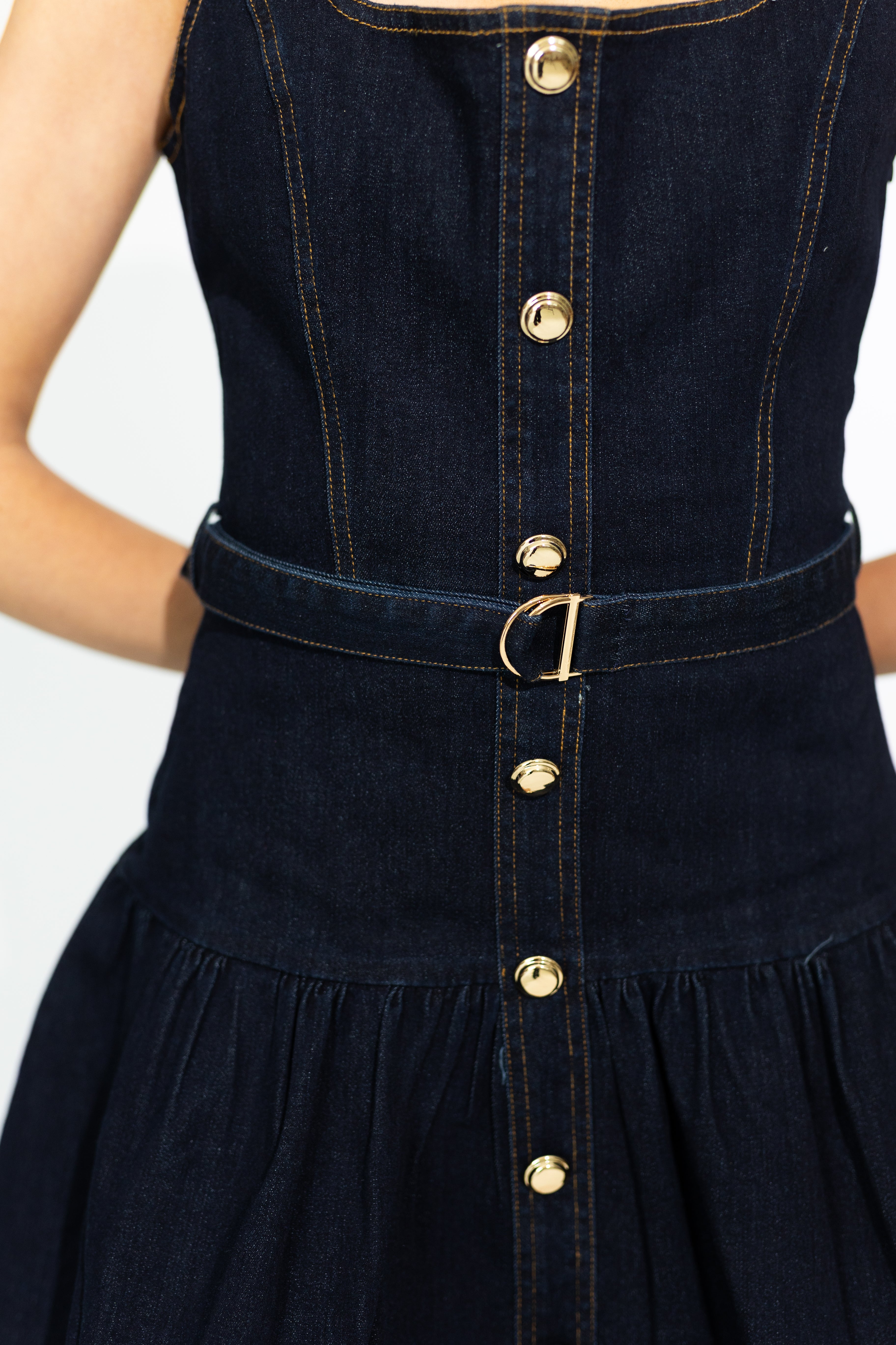 Jaya Dark Wash Denim Dress