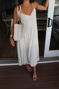 Bay Head Linen Midi Dress