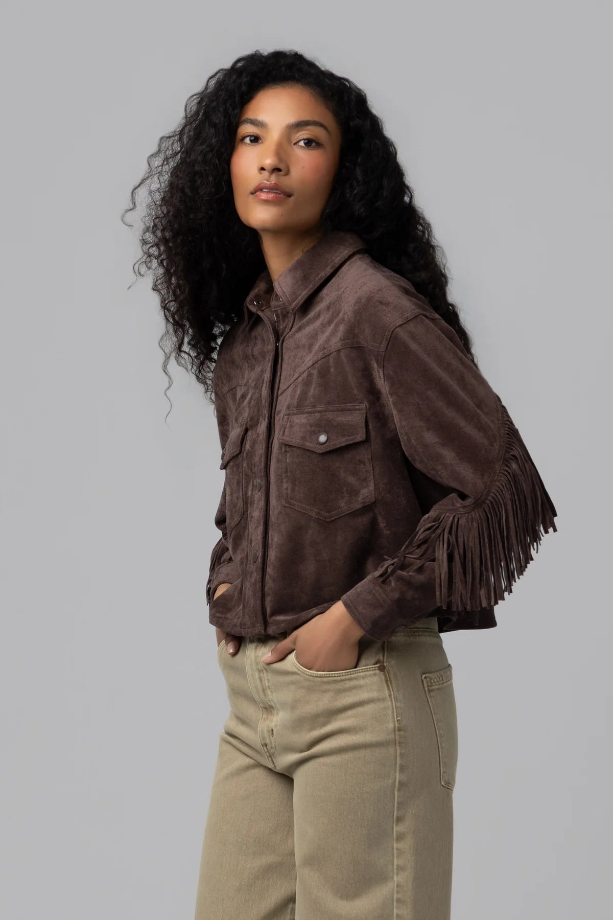 Bonfire Fringe Shacket