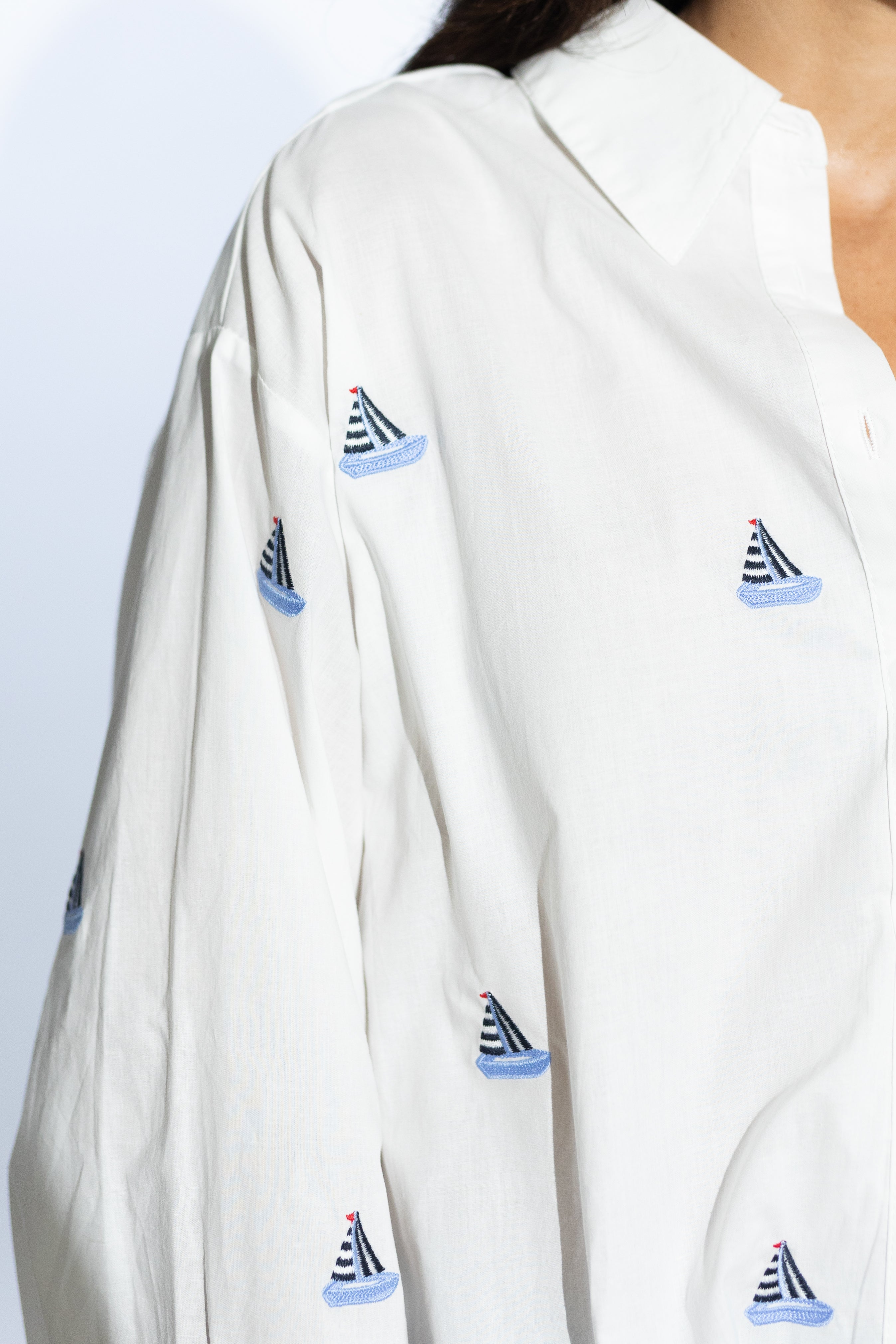 Sailboat Button Down Shirt (ships 5/19)
