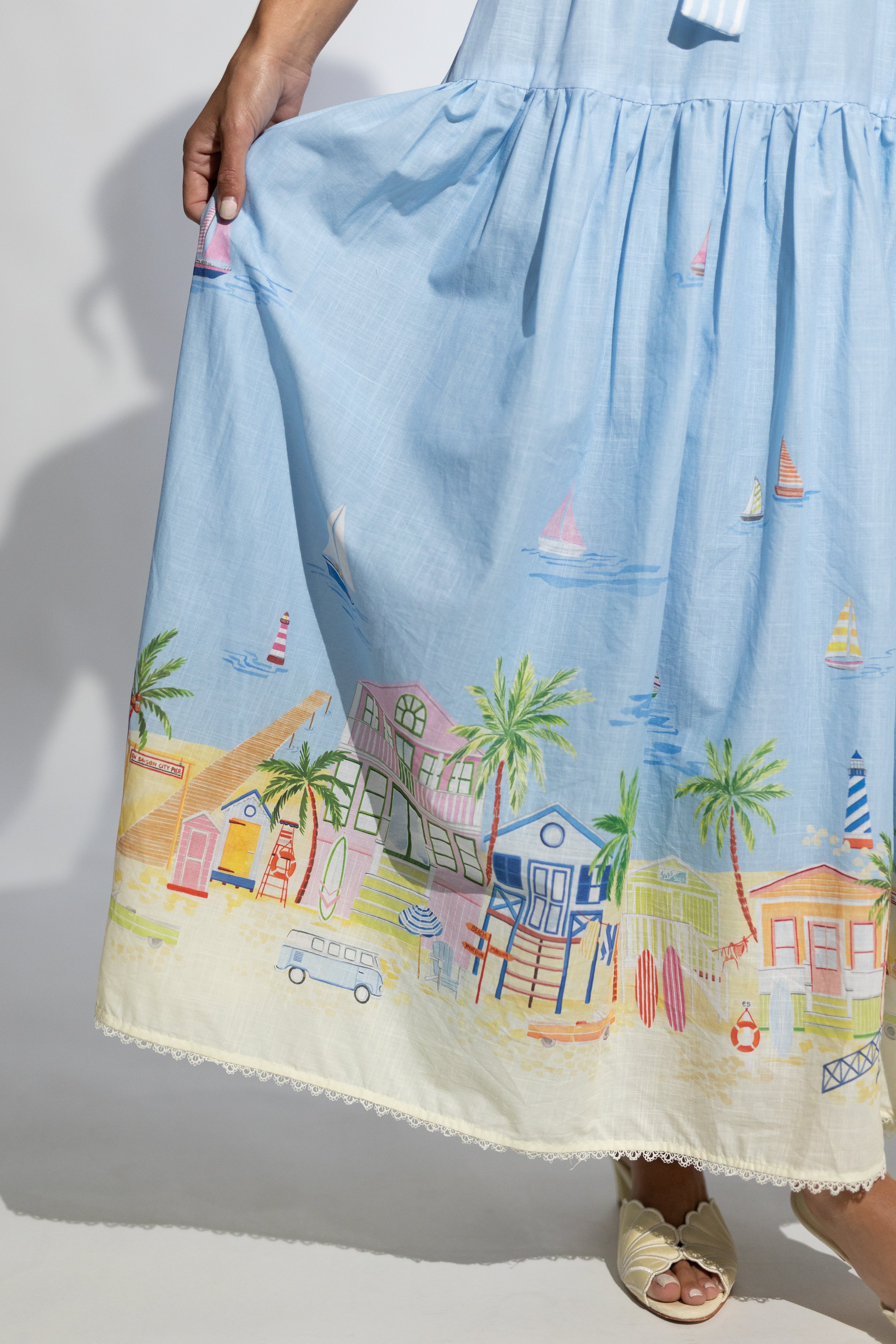 Côte d'Azur Maxi Dress