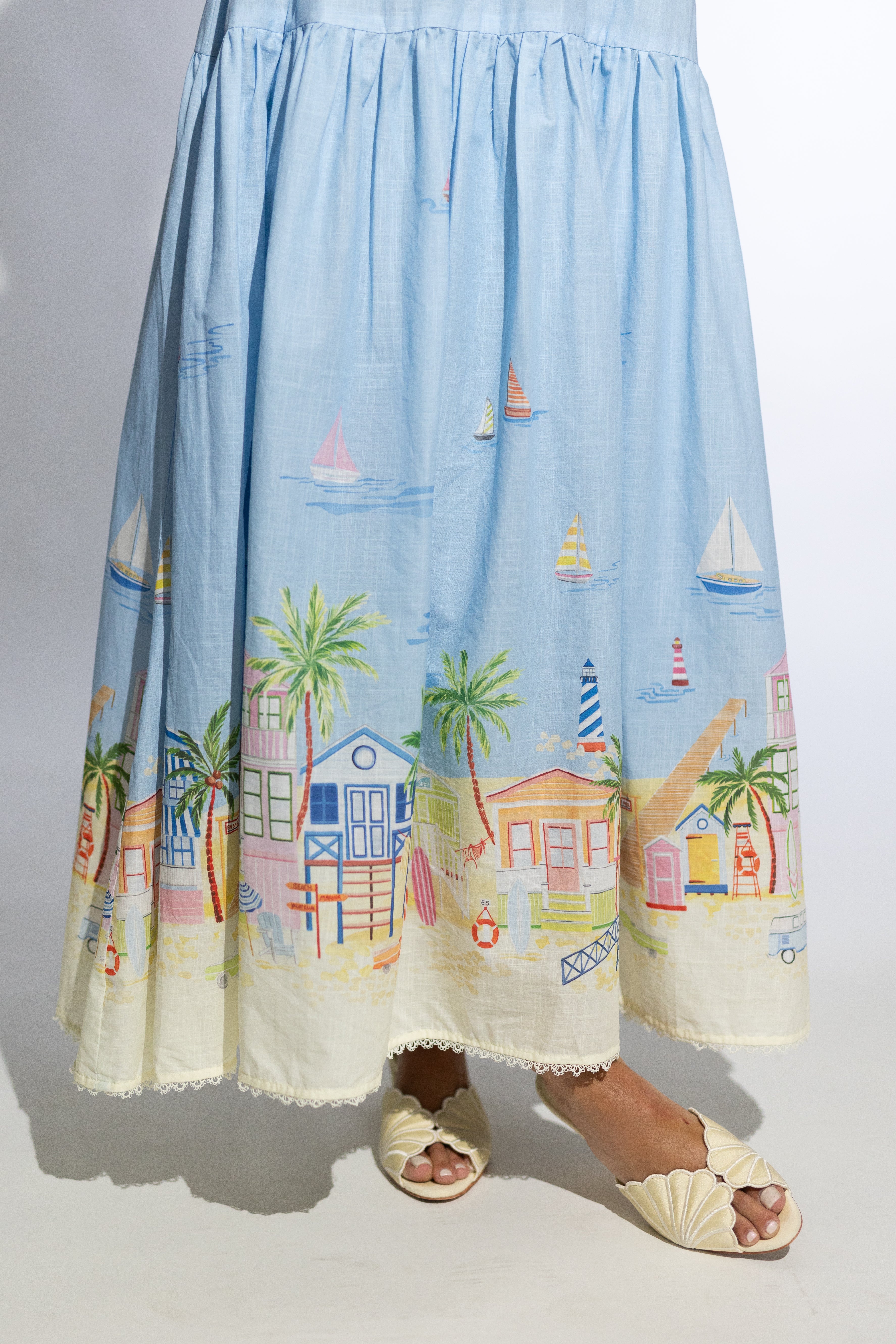 Côte d'Azur Maxi Dress