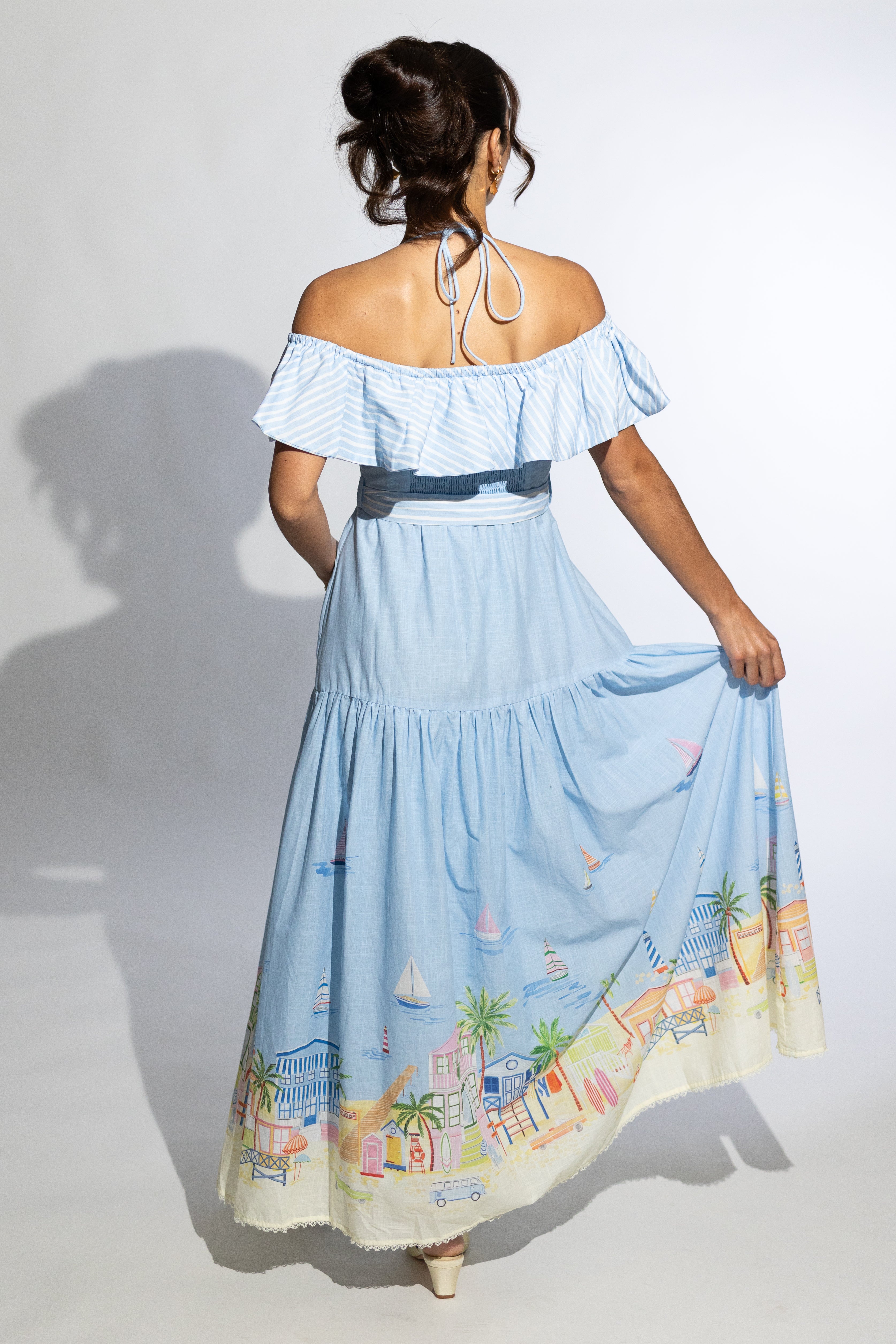 Côte d'Azur Maxi Dress