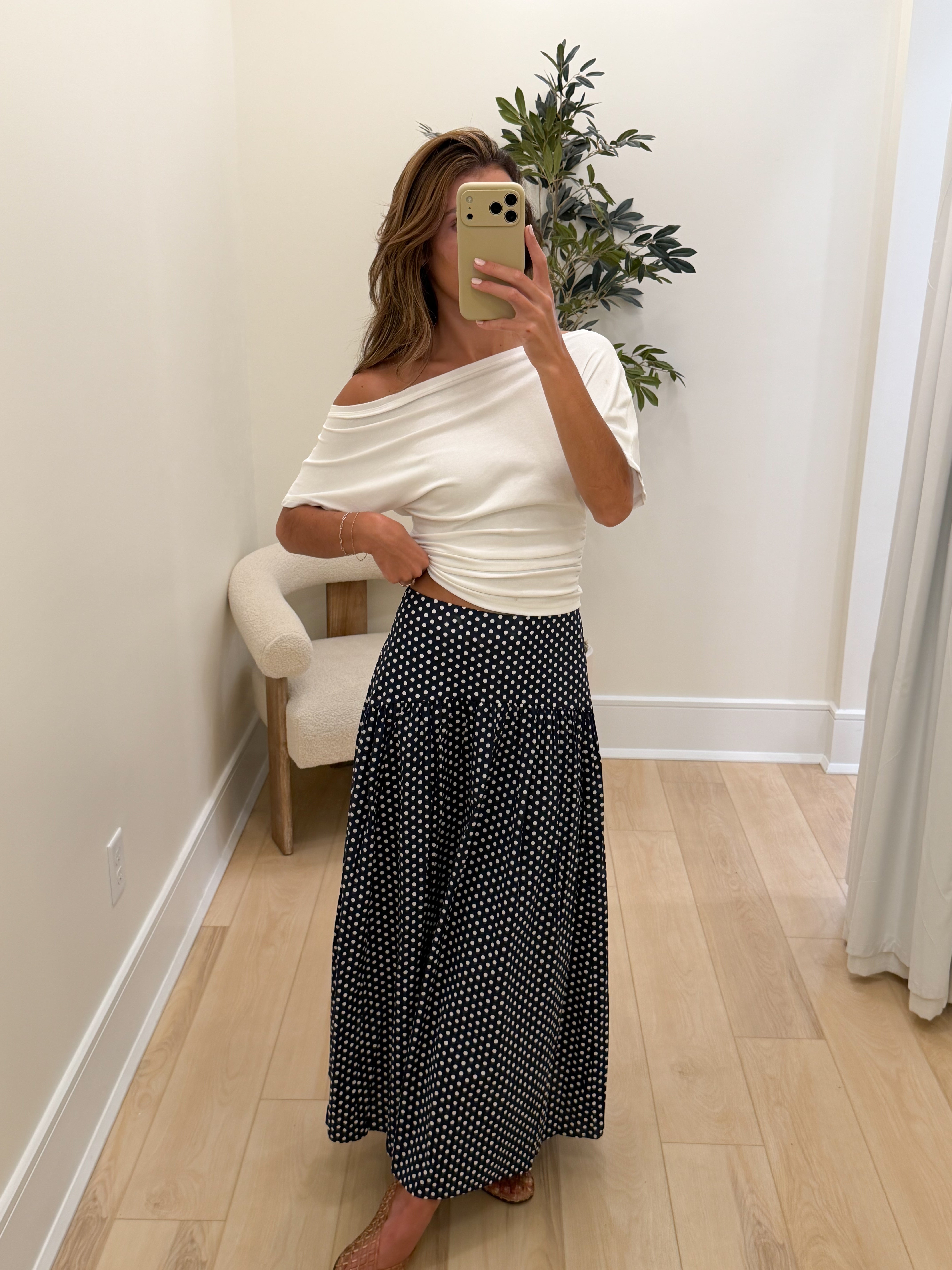 Riah Off Shoulder Tee