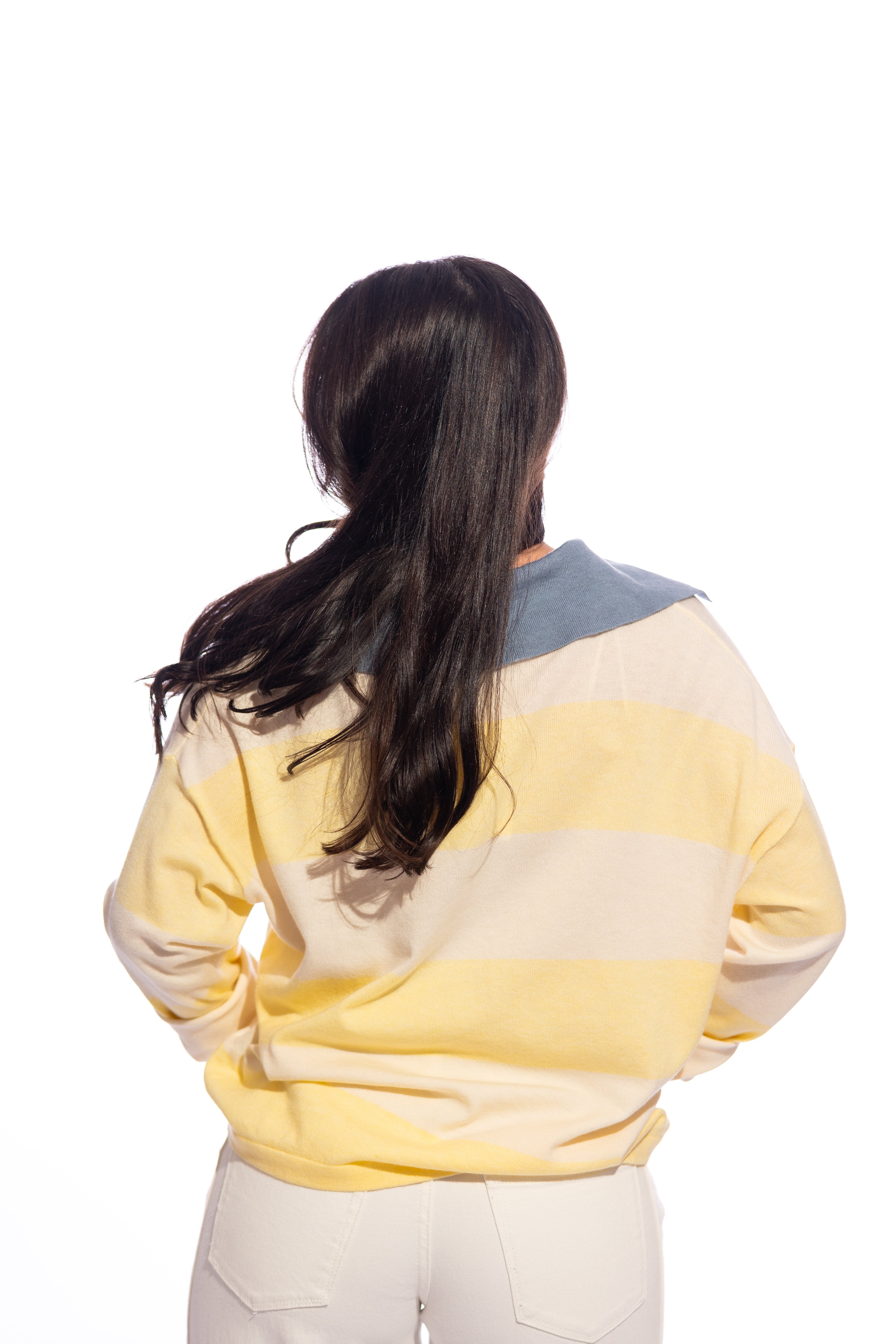 Cyrus Butter Striped Sweater